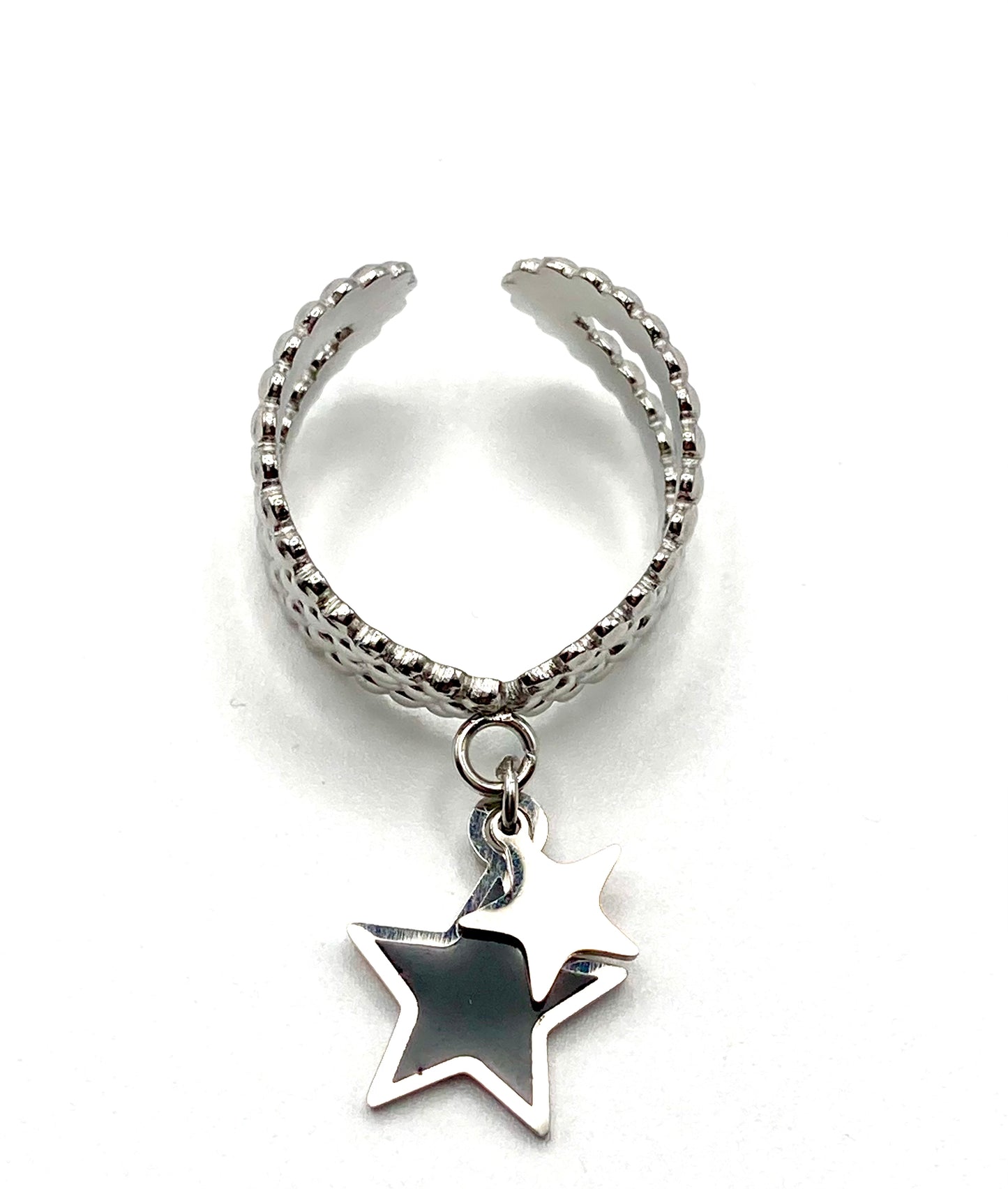 Anello a fascia con stelle