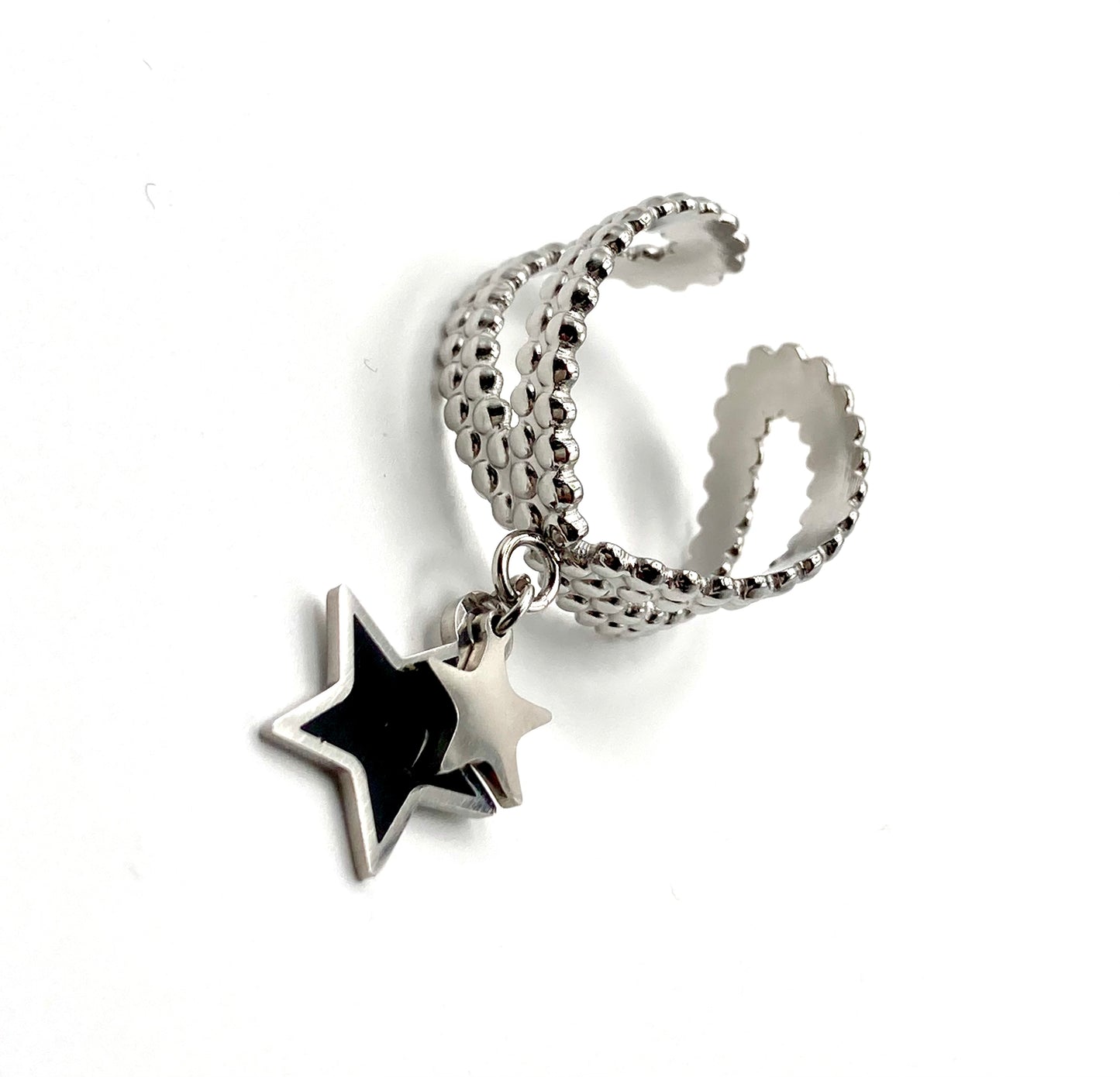 Anello a fascia con stelle