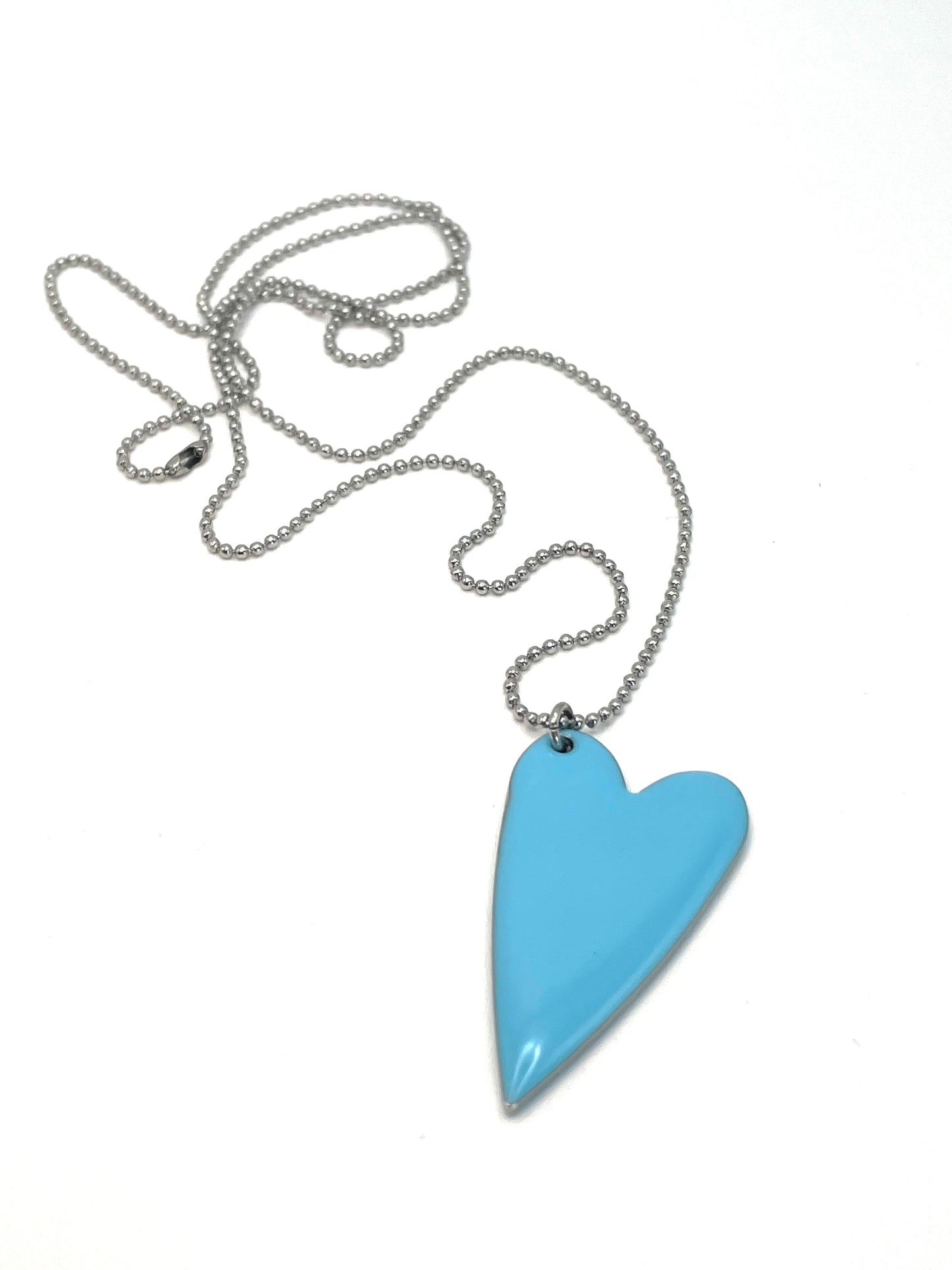 Collana con cuore smaltato