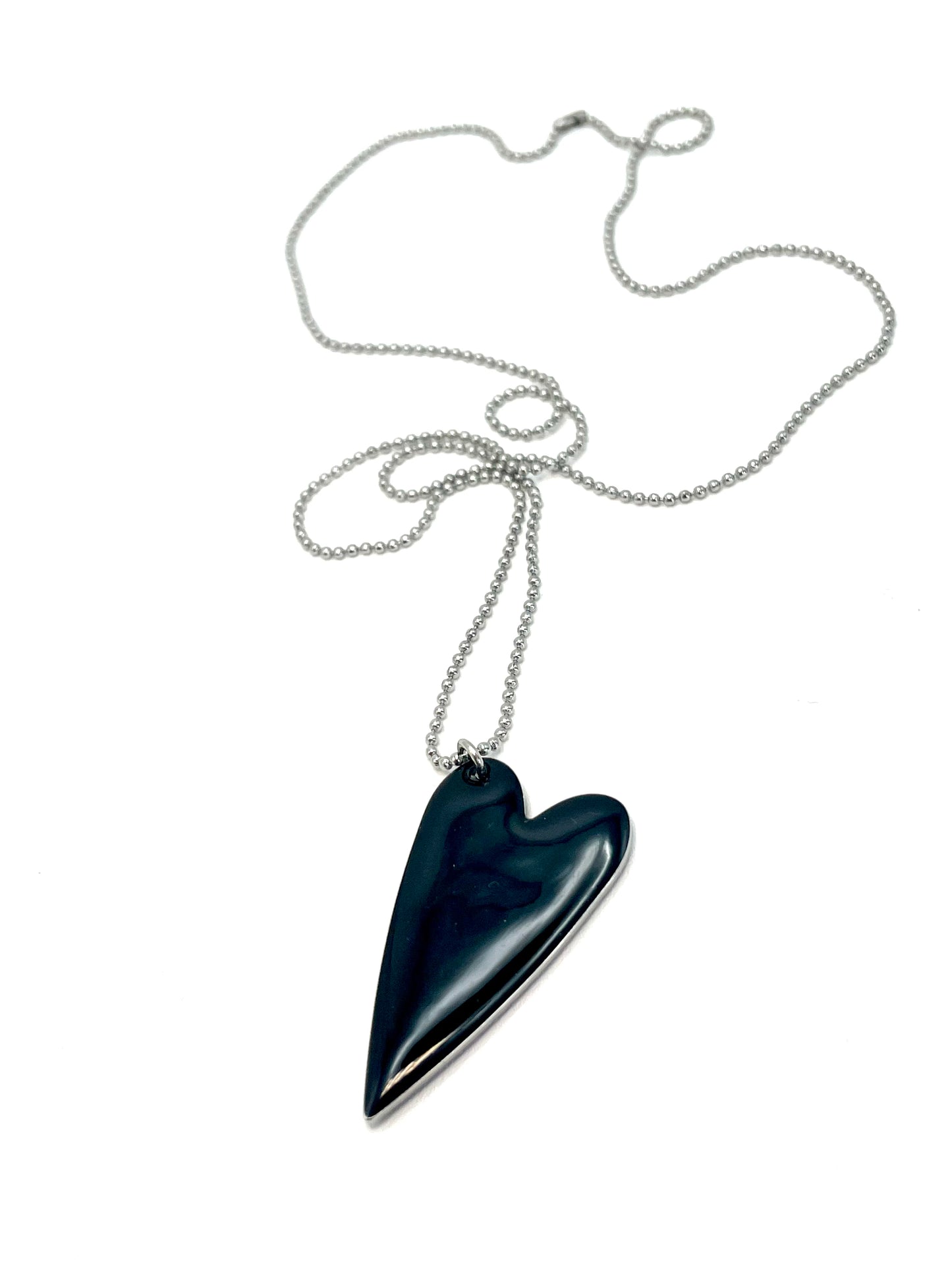 Collana con cuore smaltato