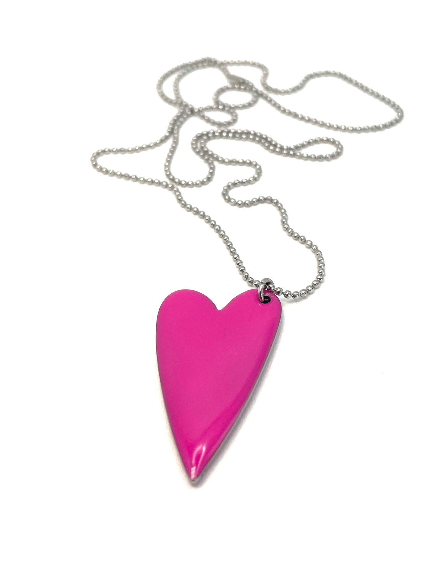 Collana con cuore smaltato