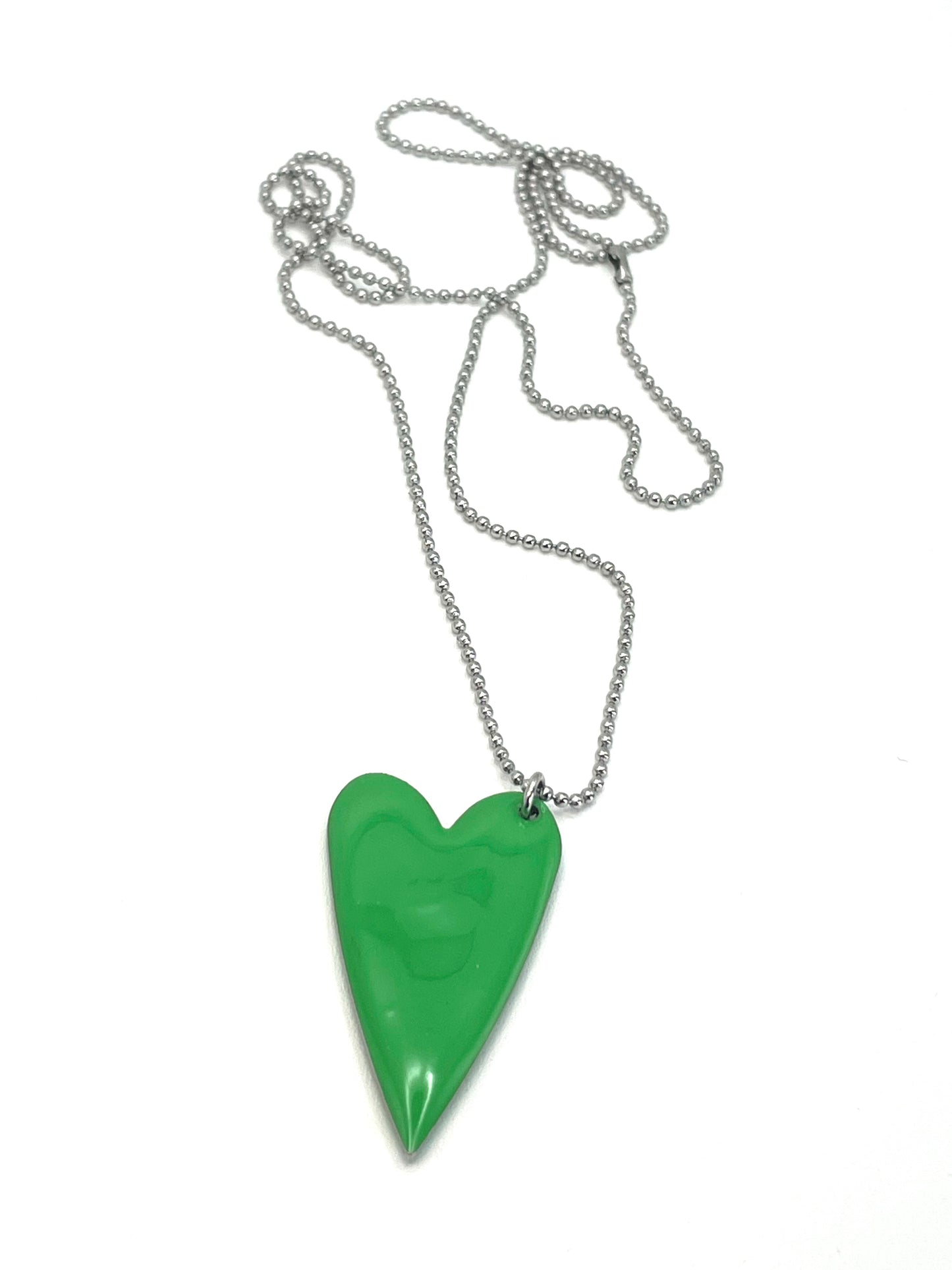 Collana con cuore smaltato
