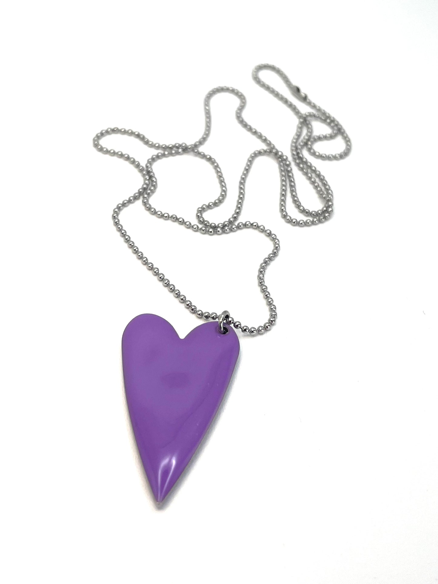 Collana con cuore smaltato