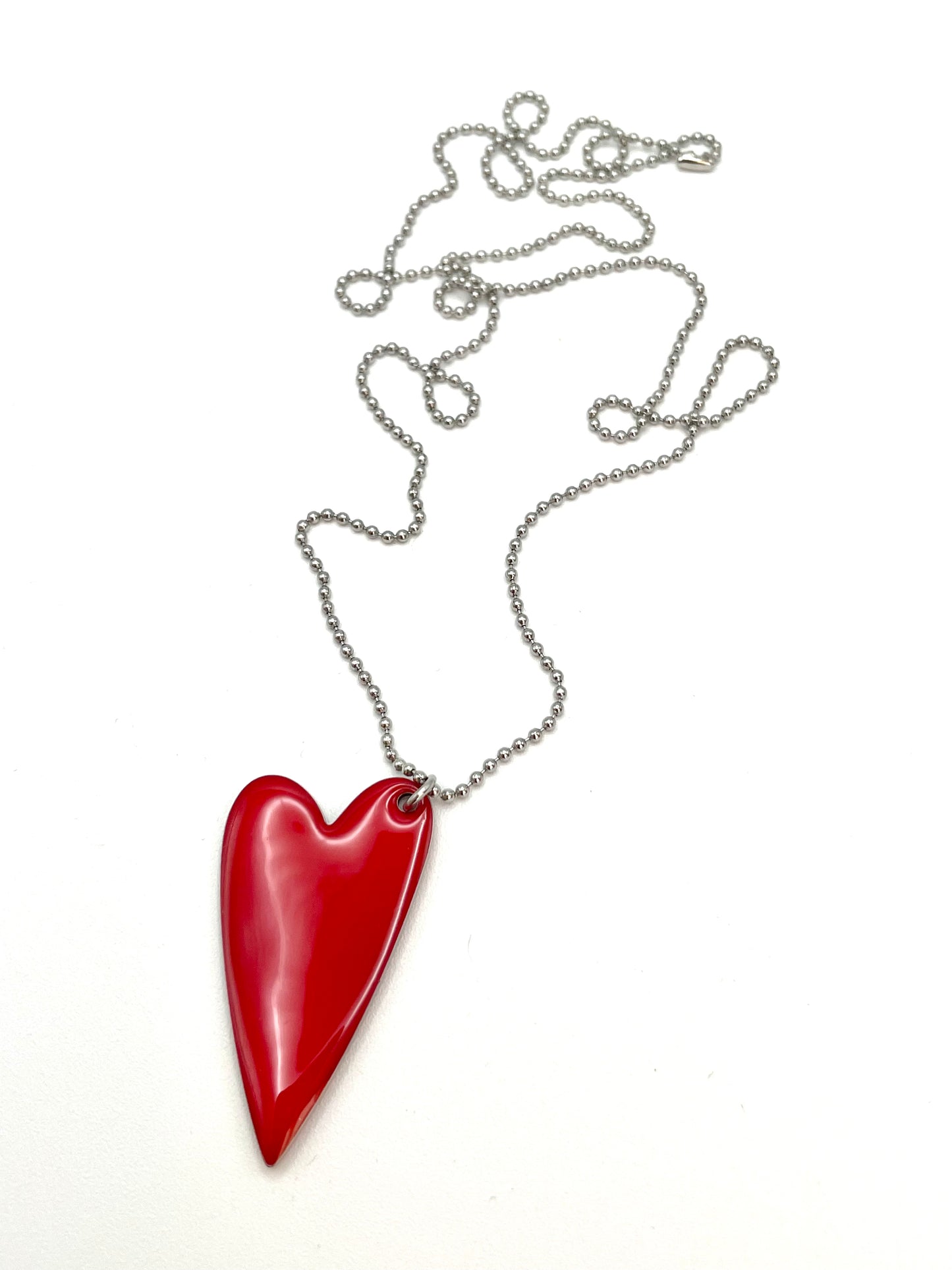Collana con cuore smaltato