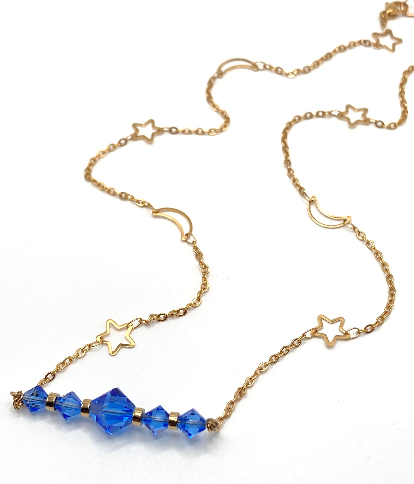 Collana con cristalli Sapphire