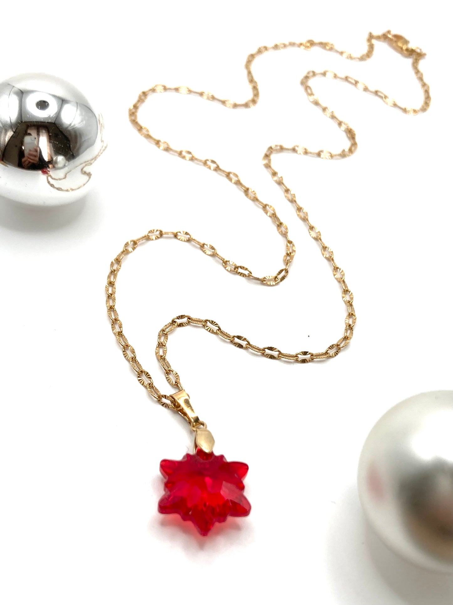 Collana con snow cristallo