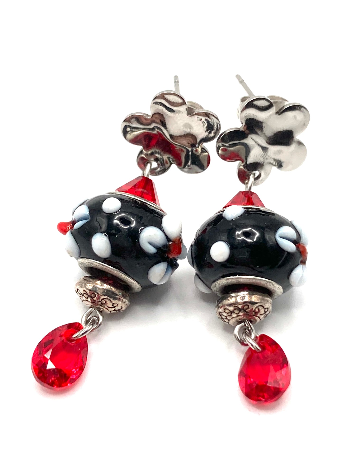 Orecchini con goccia cristallo