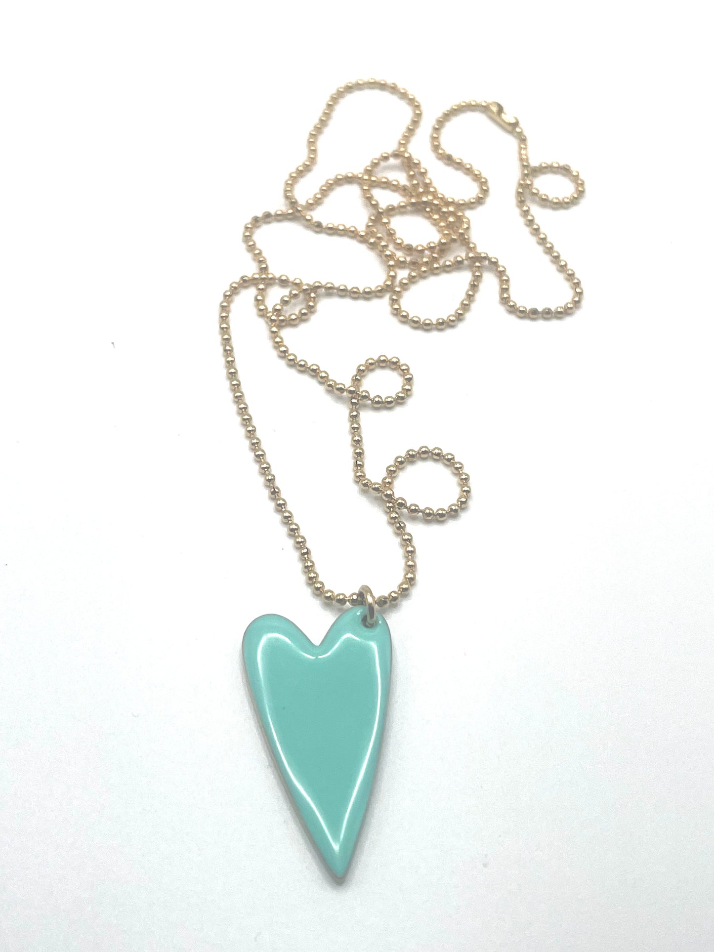Collana con cuore smaltato