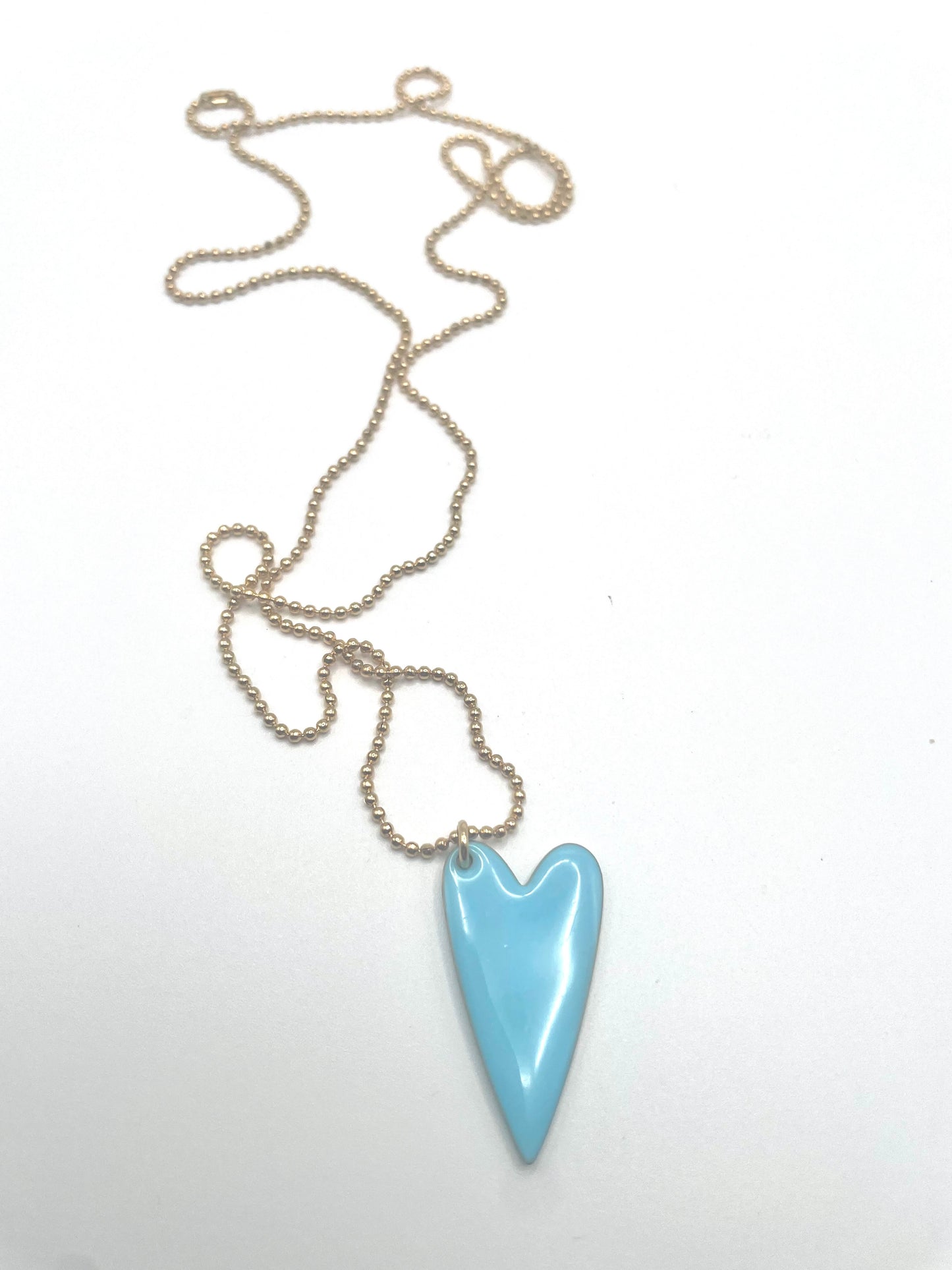 Collana con cuore smaltato
