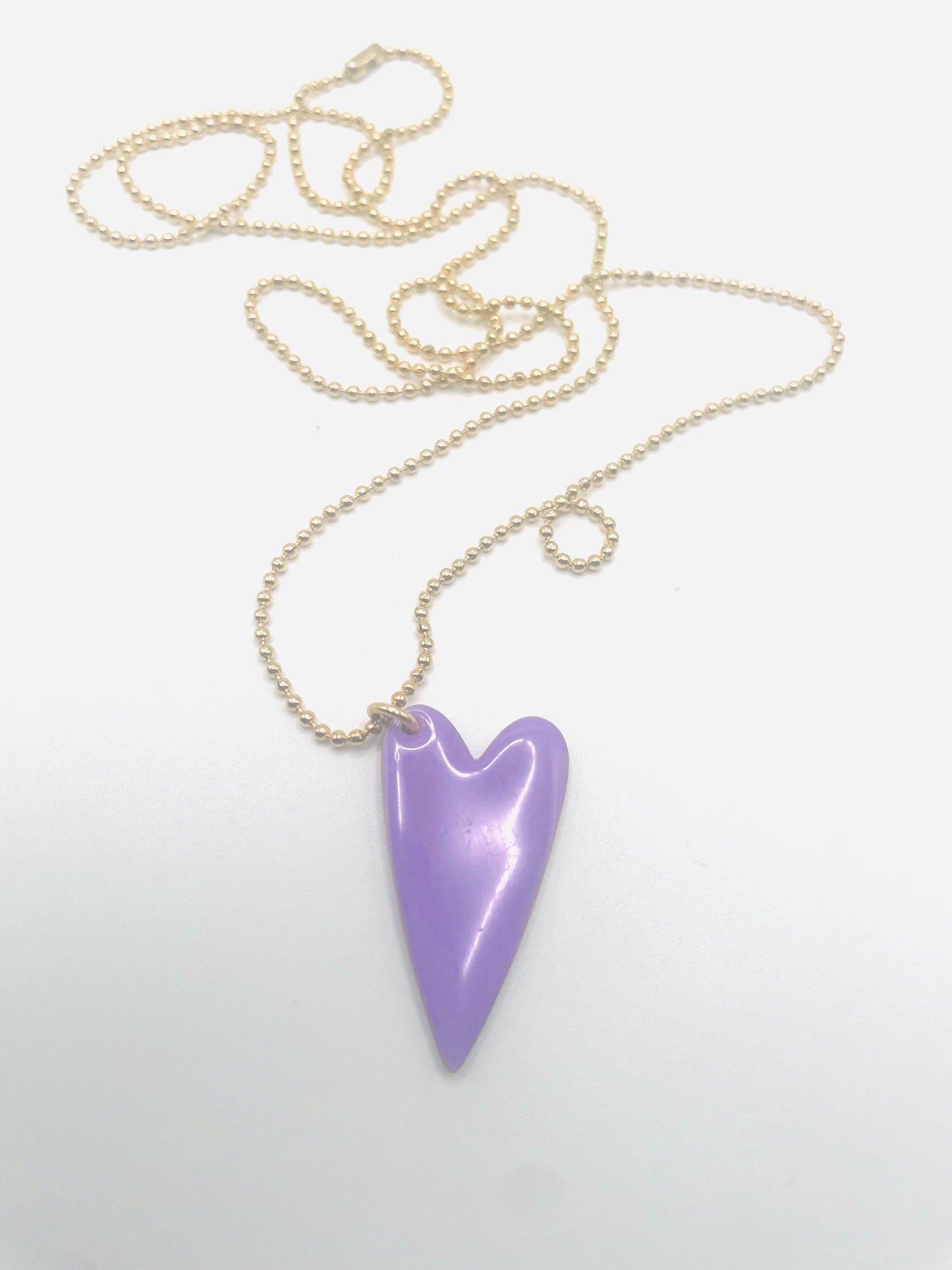 Collana con cuore smaltato