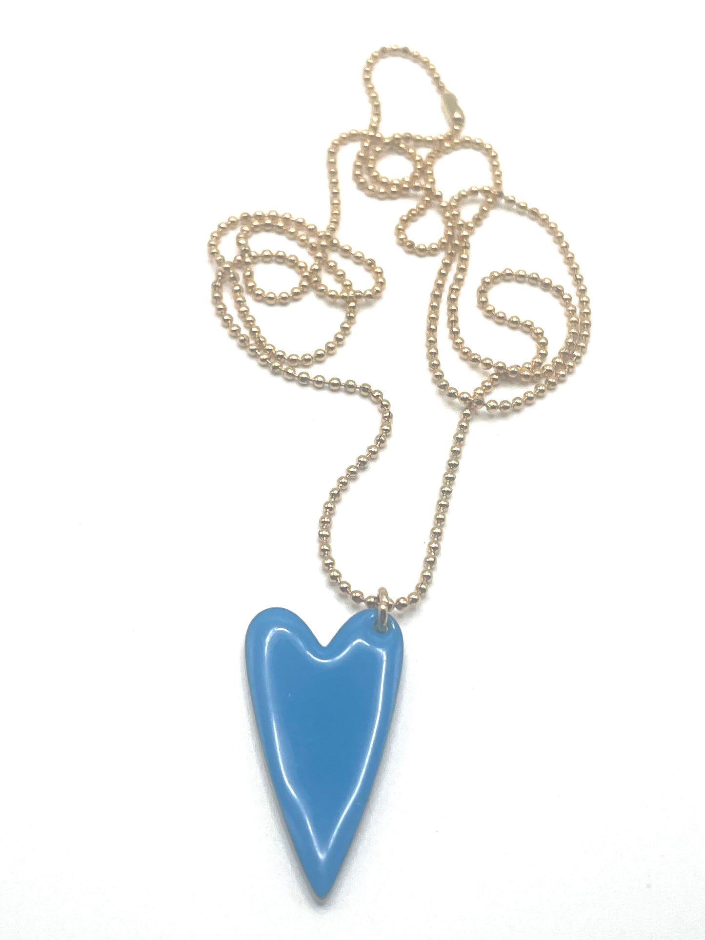 Collana con cuore smaltato