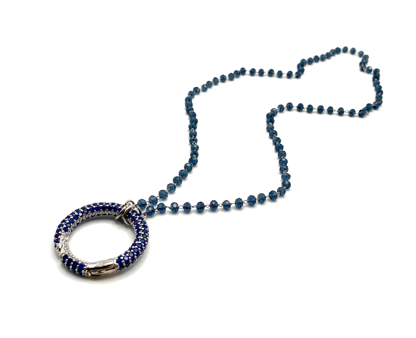 Collana Rosario con moschettone