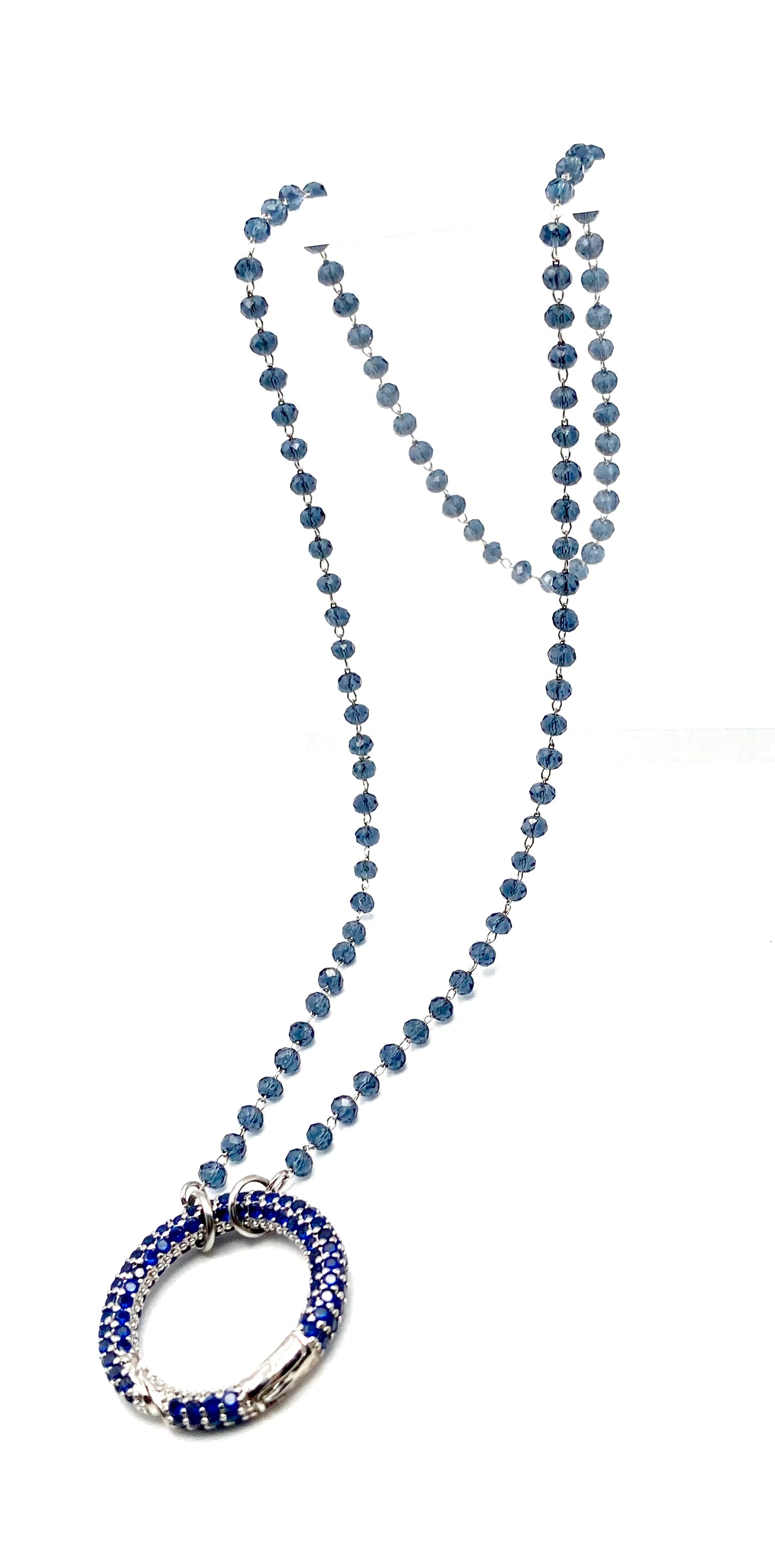 Collana Rosario con moschettone