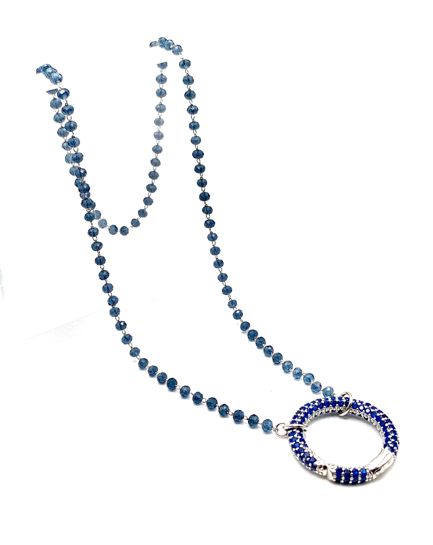 Collana Rosario con moschettone