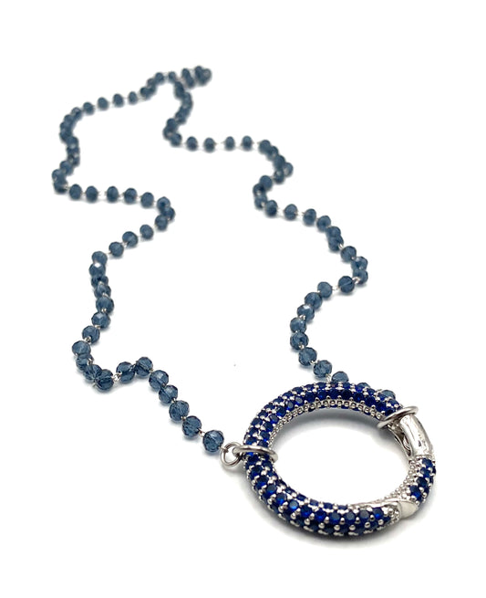 Collana Rosario con moschettone