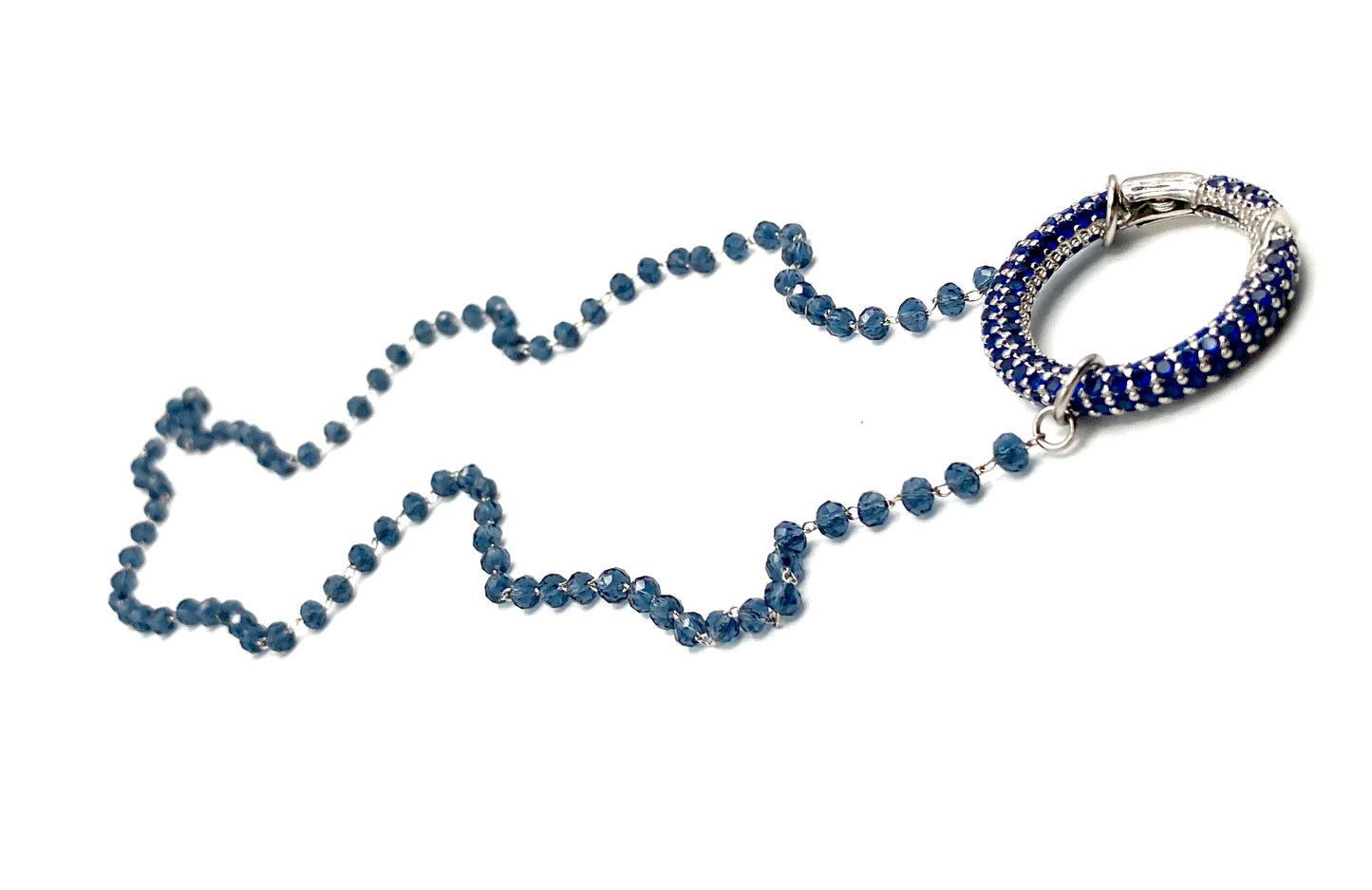 Collana Rosario con moschettone