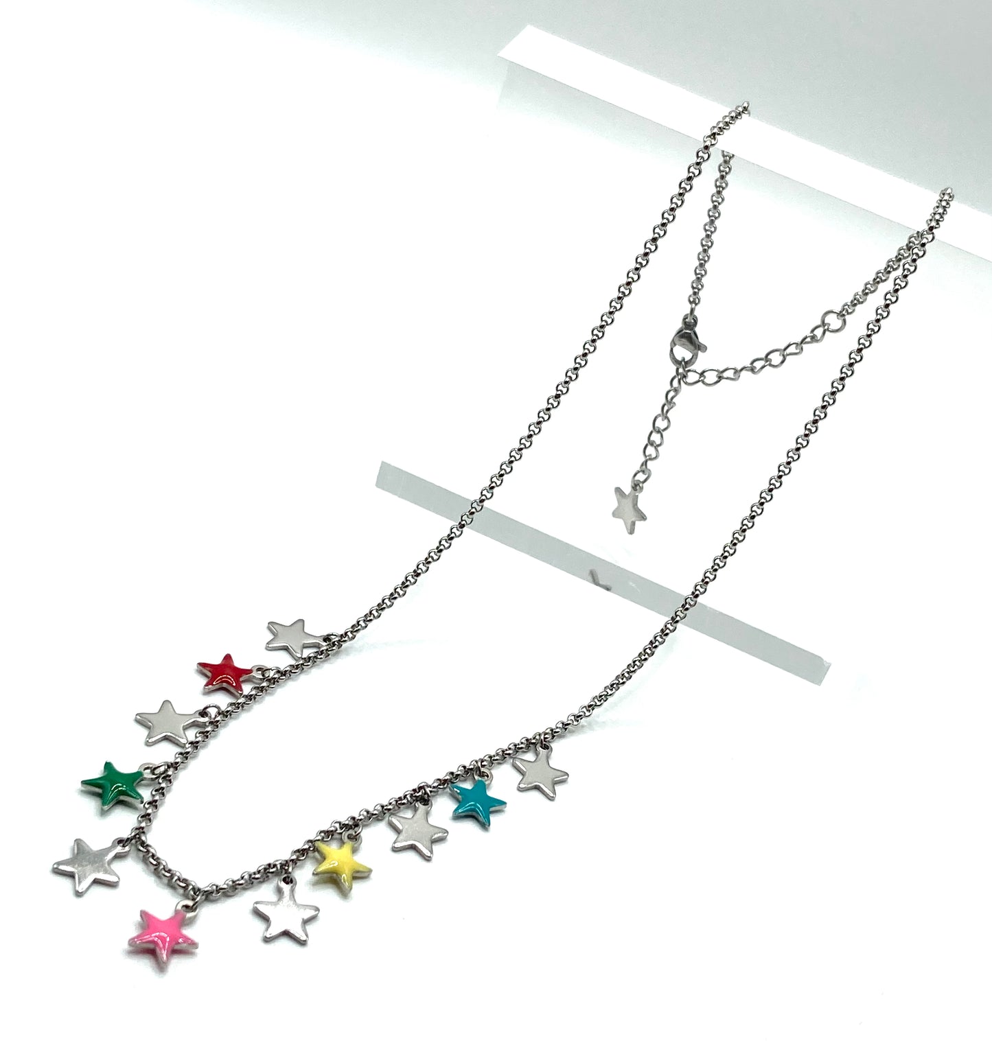 Collana con stelline smaltate