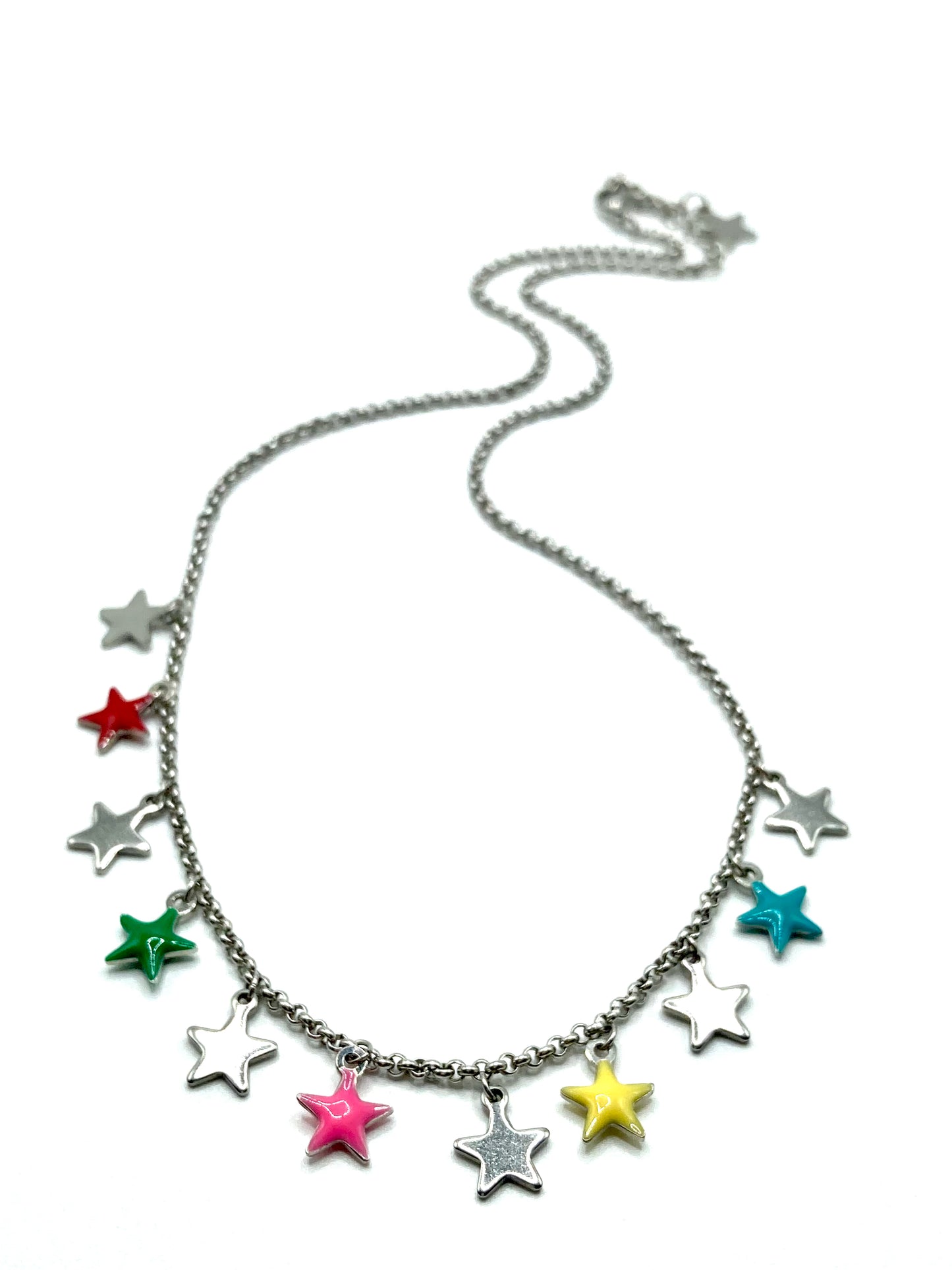 Collana con stelline smaltate