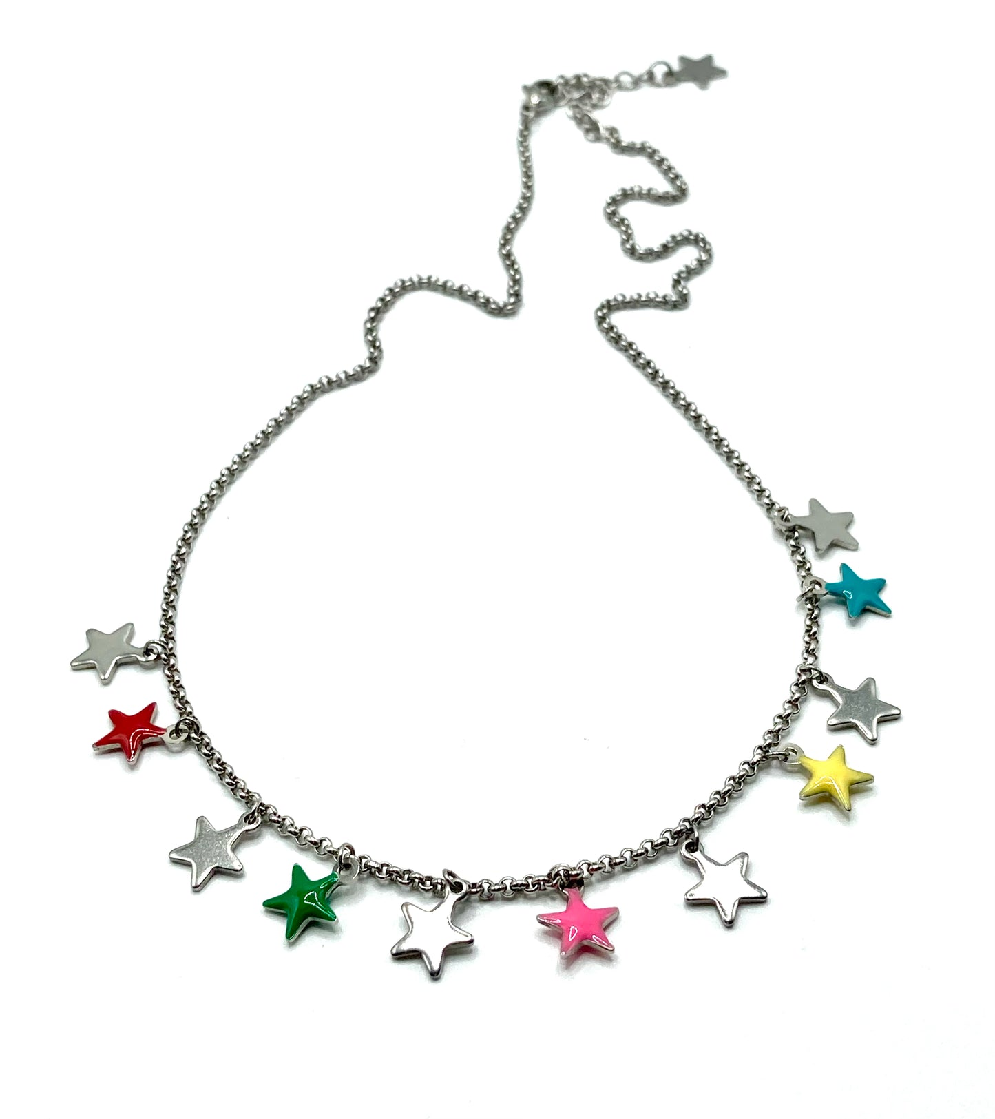 Collana con stelline smaltate