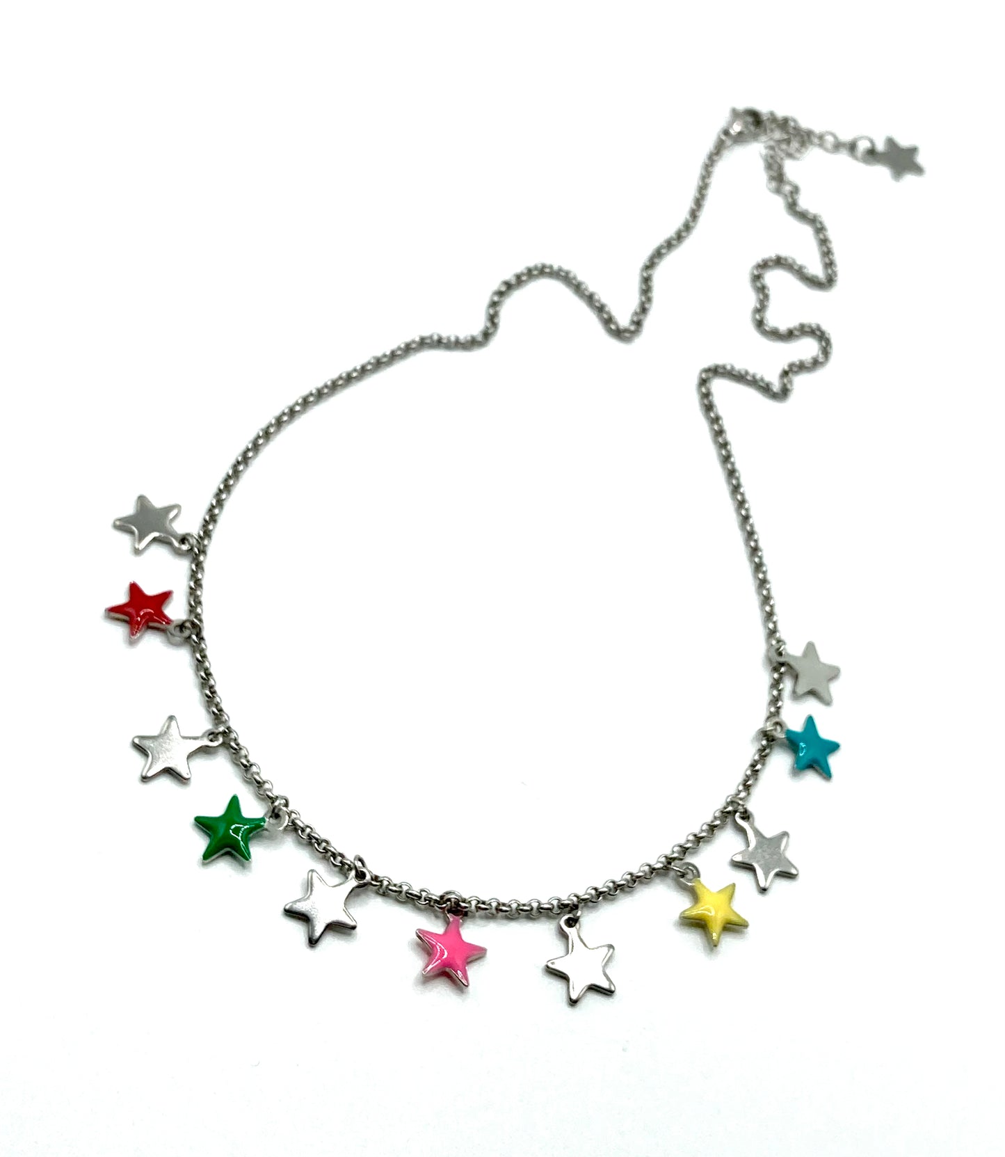Collana con stelline smaltate