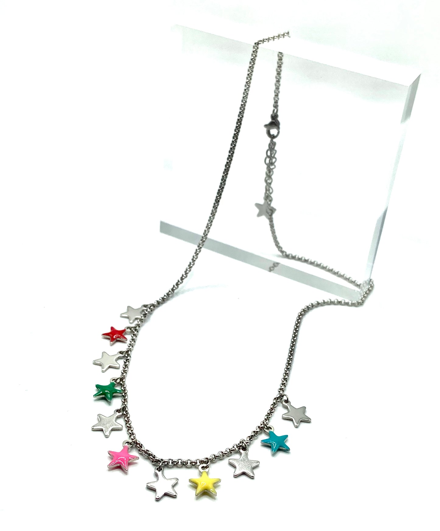 Collana con stelline smaltate