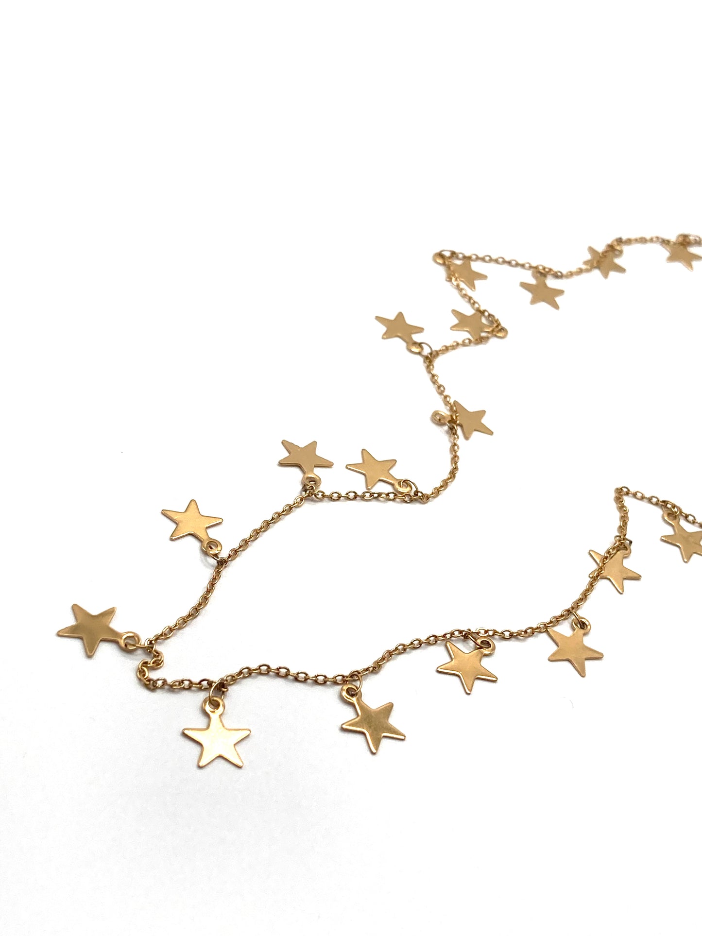 Collana con stelline in acciaio