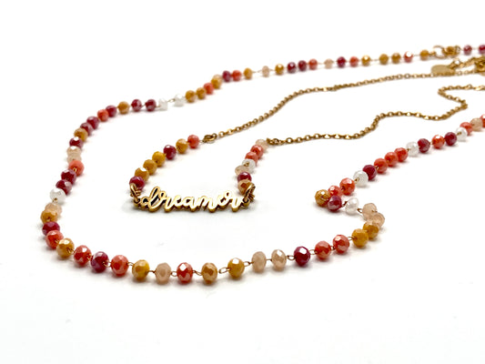Set collane con cristalli