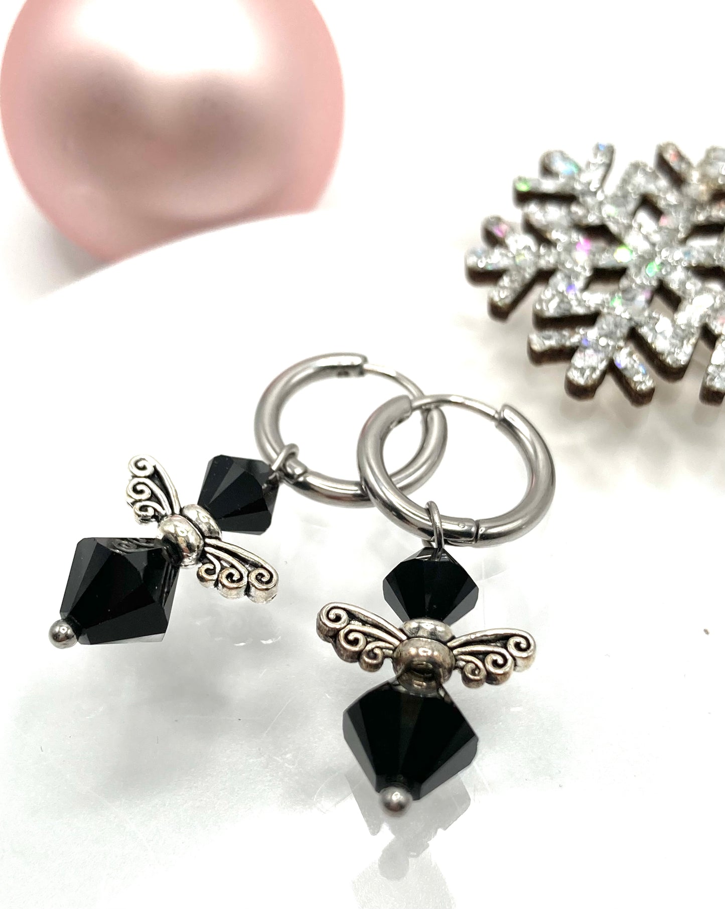 Orecchini a cerchio con Angioletto