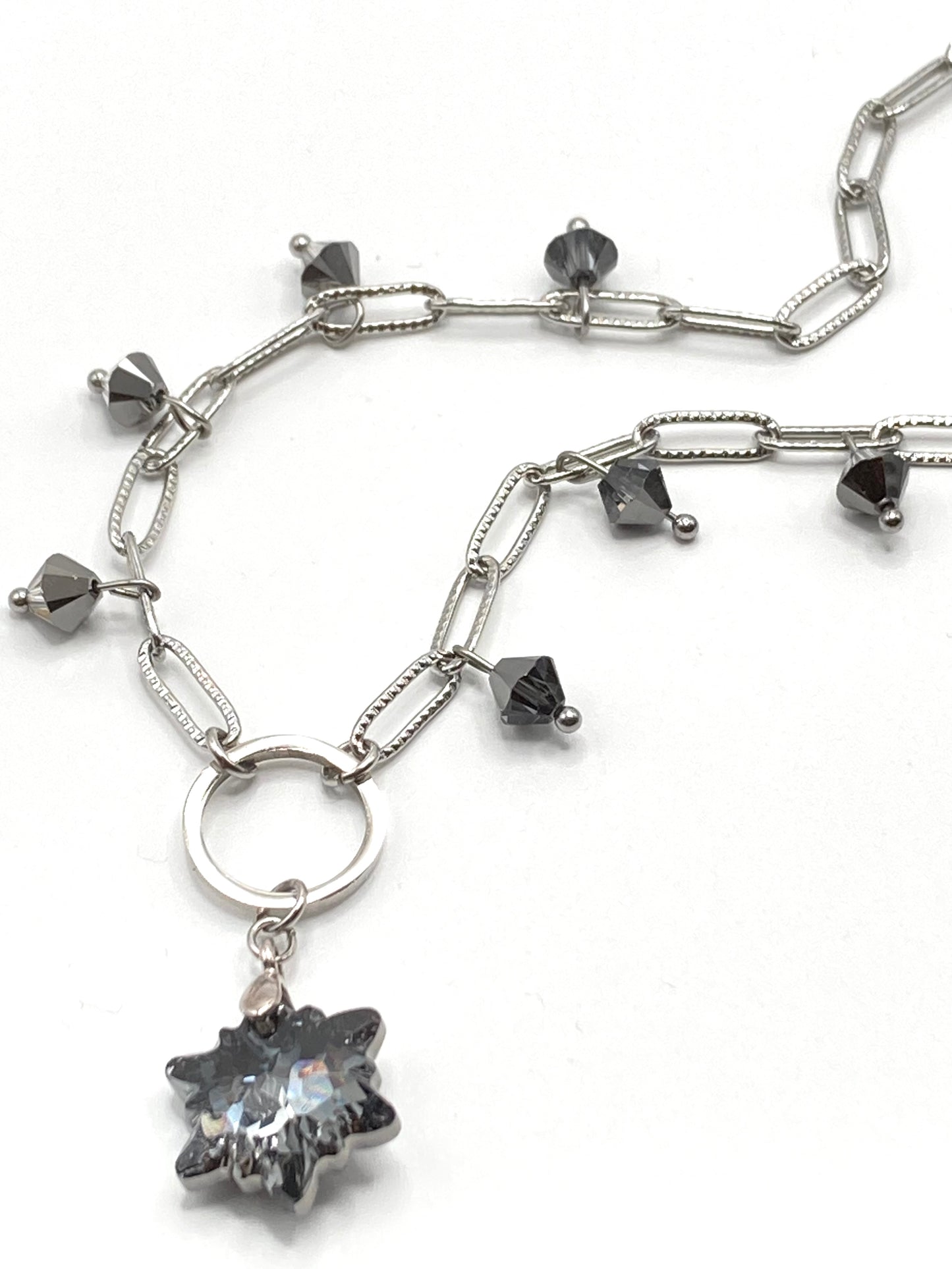 Collana con snow cristallo