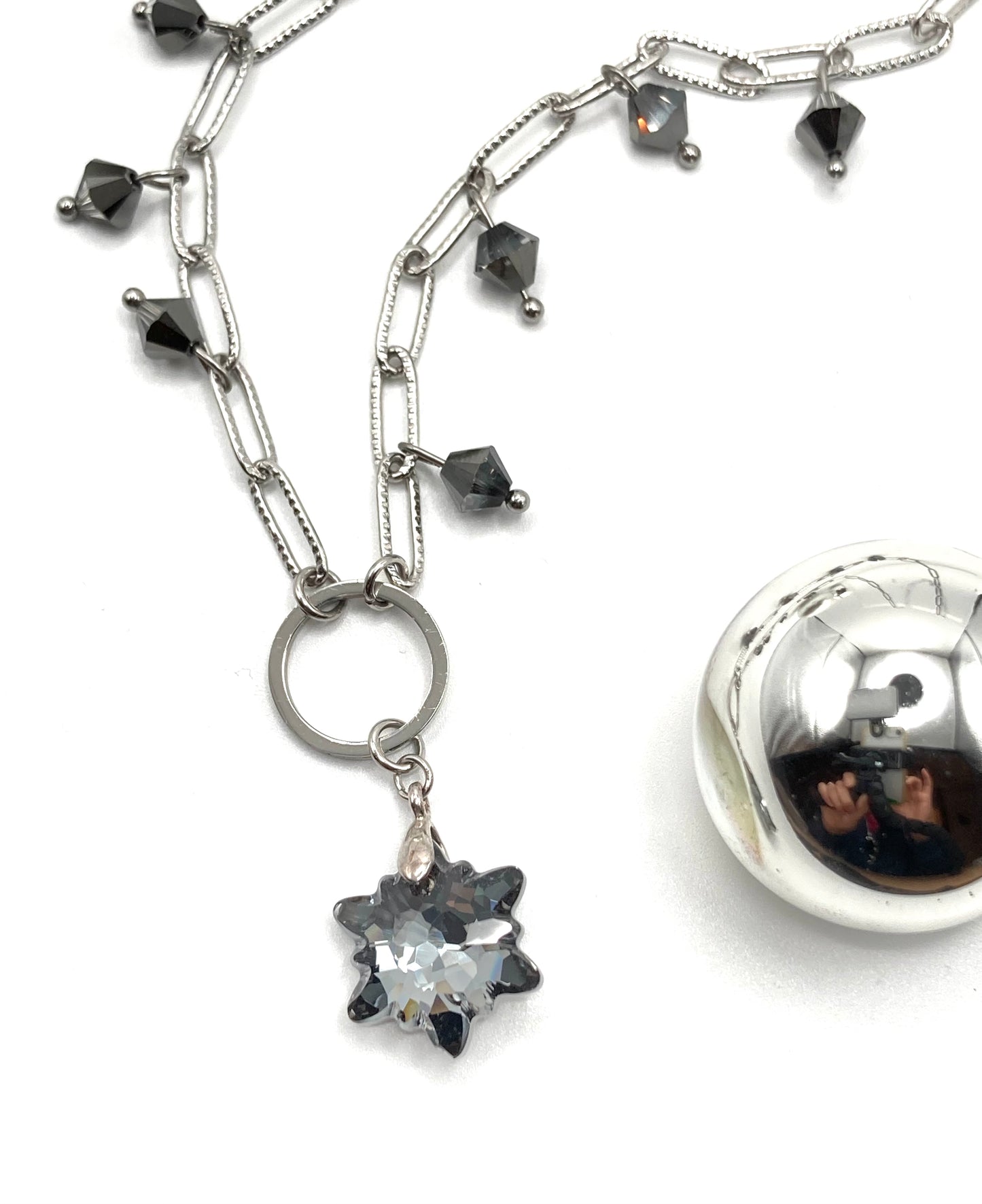 Collana con snow cristallo