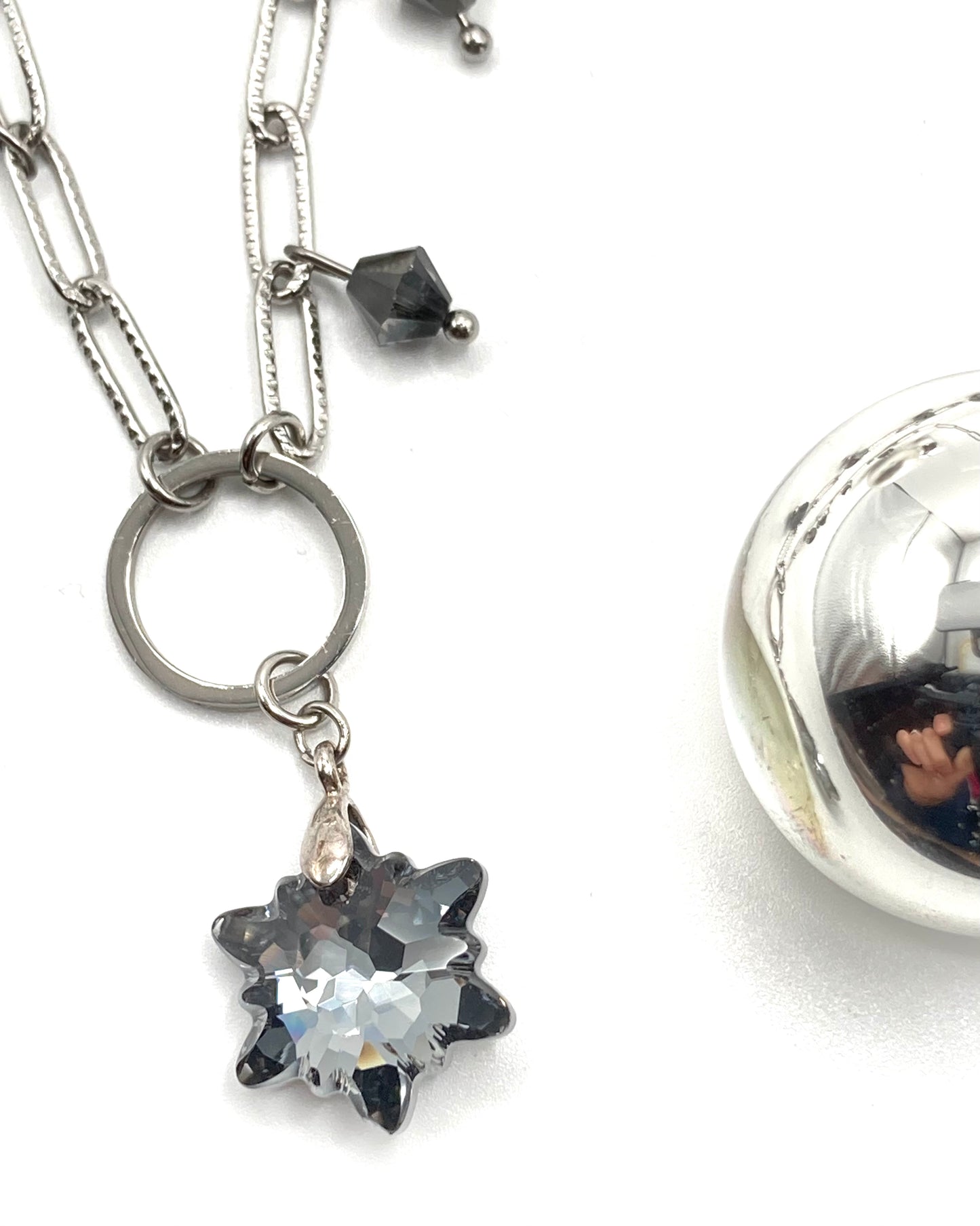 Collana con snow cristallo