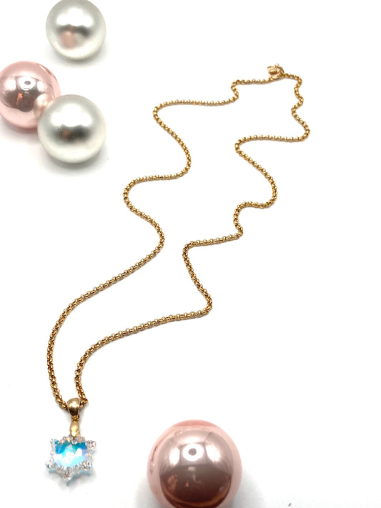Collana con snow cristallo