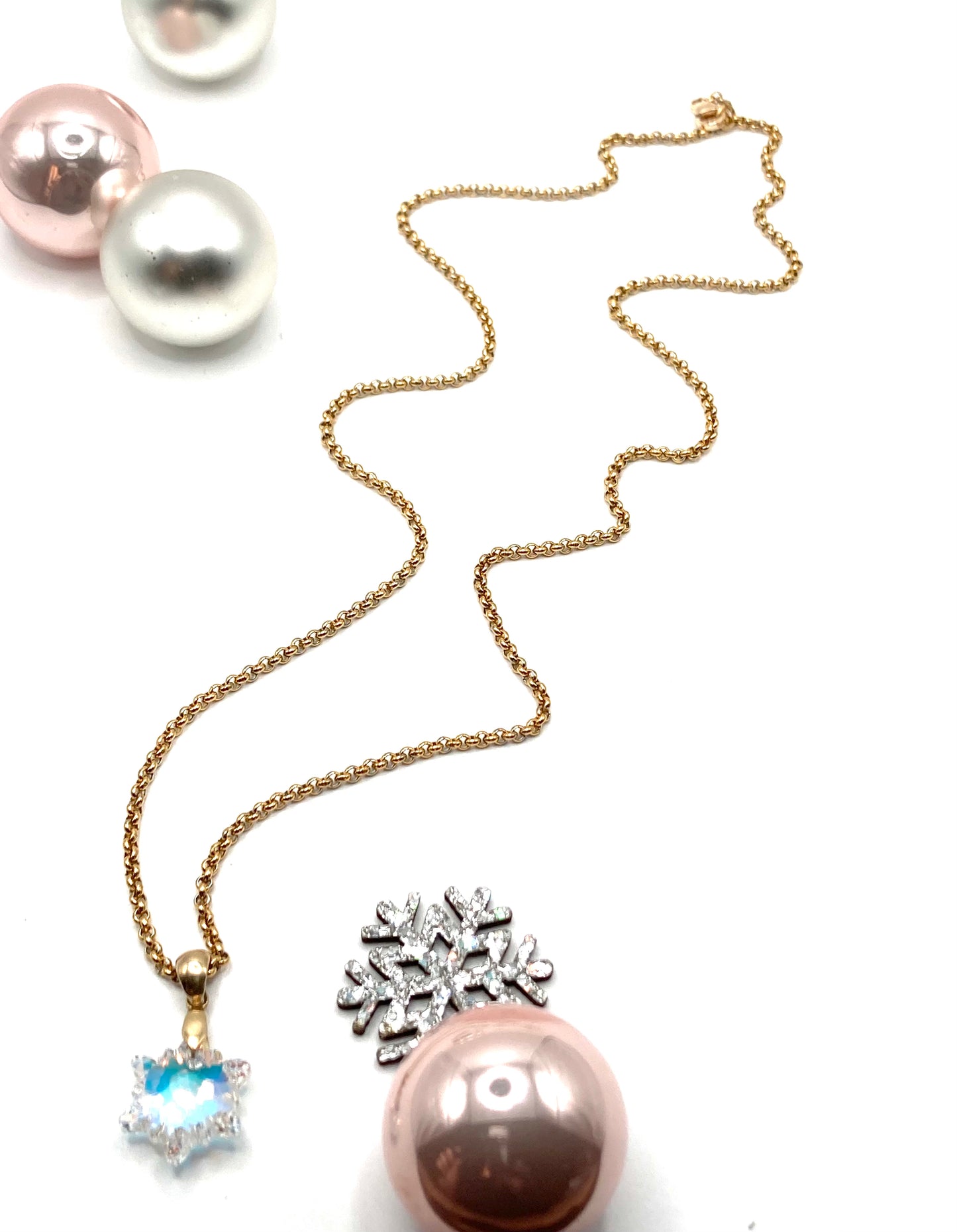 Collana con snow cristallo