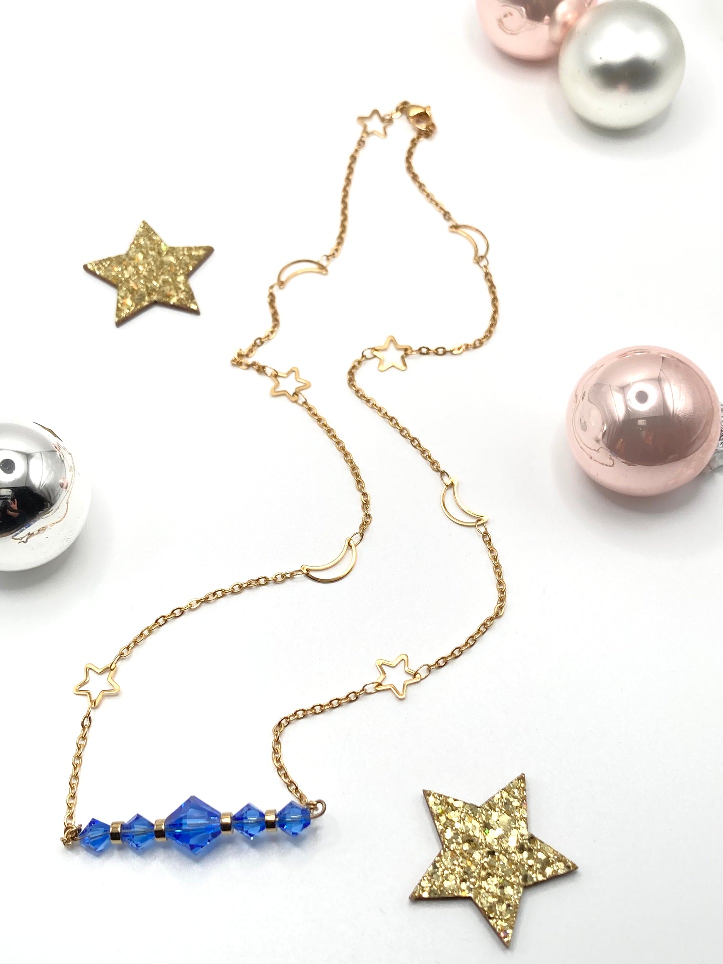 Collana con cristalli Sapphire