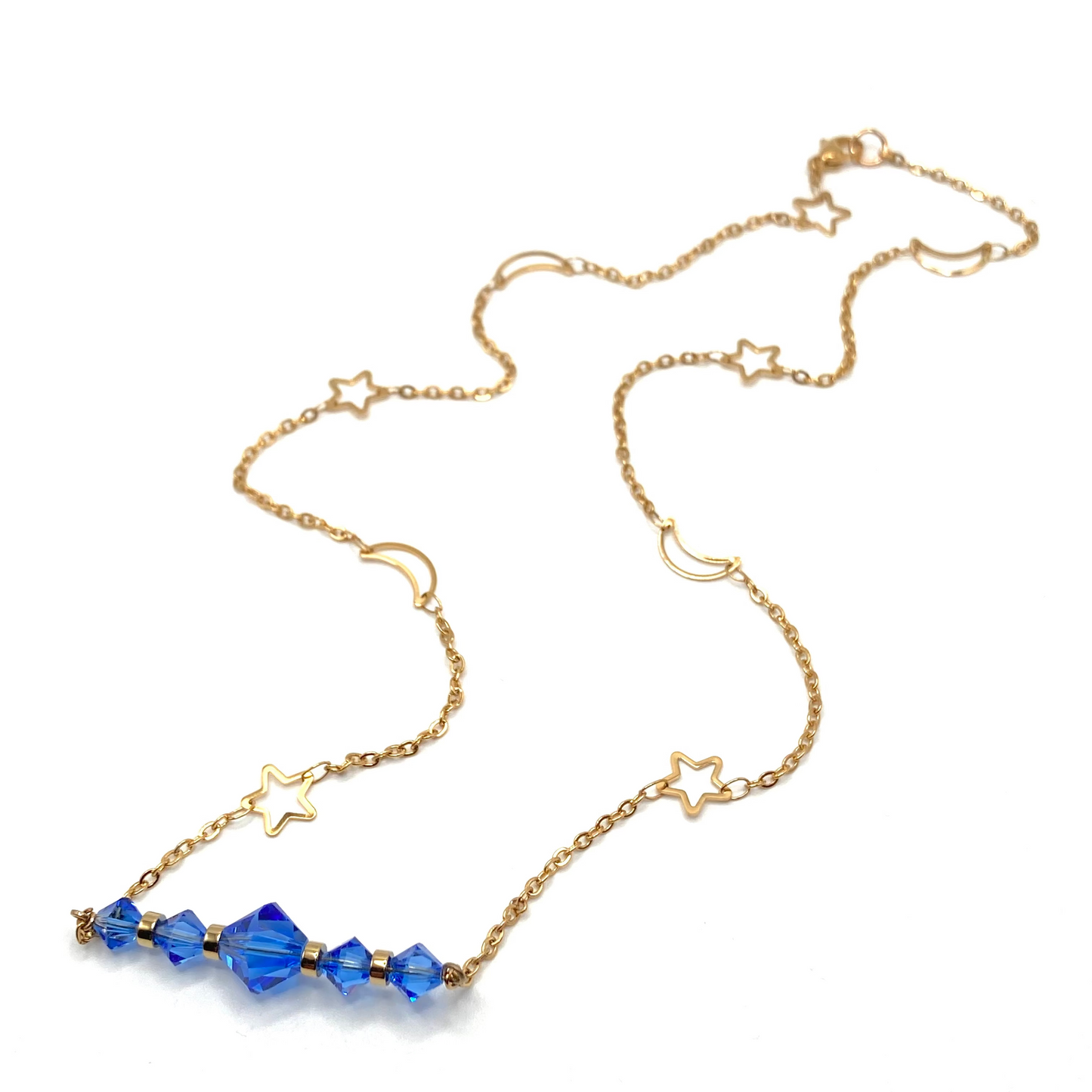 Collana con cristalli Sapphire