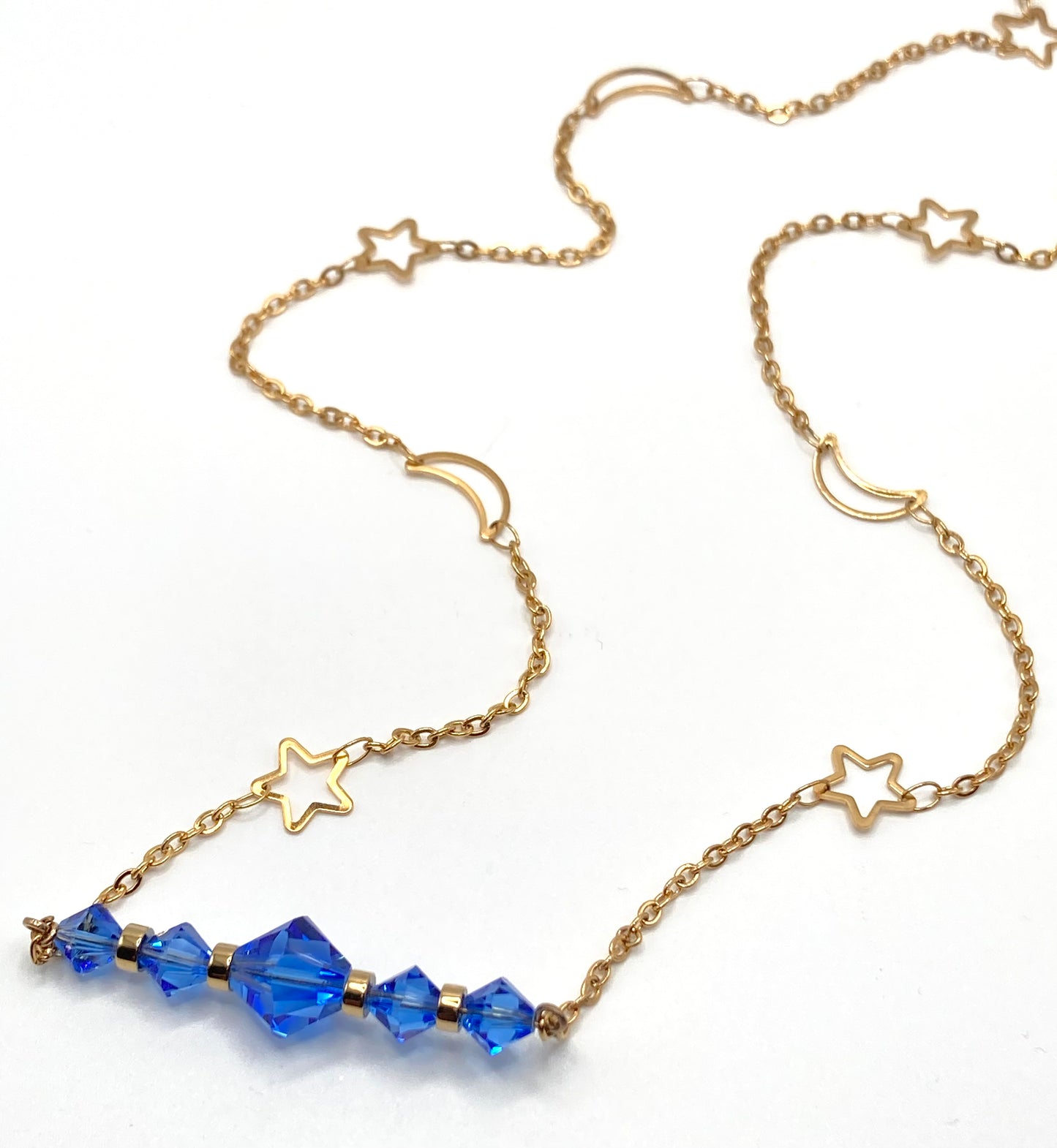 Collana con cristalli Sapphire