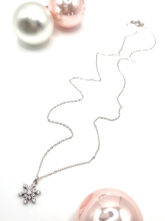Collana in Argento 925 con snow