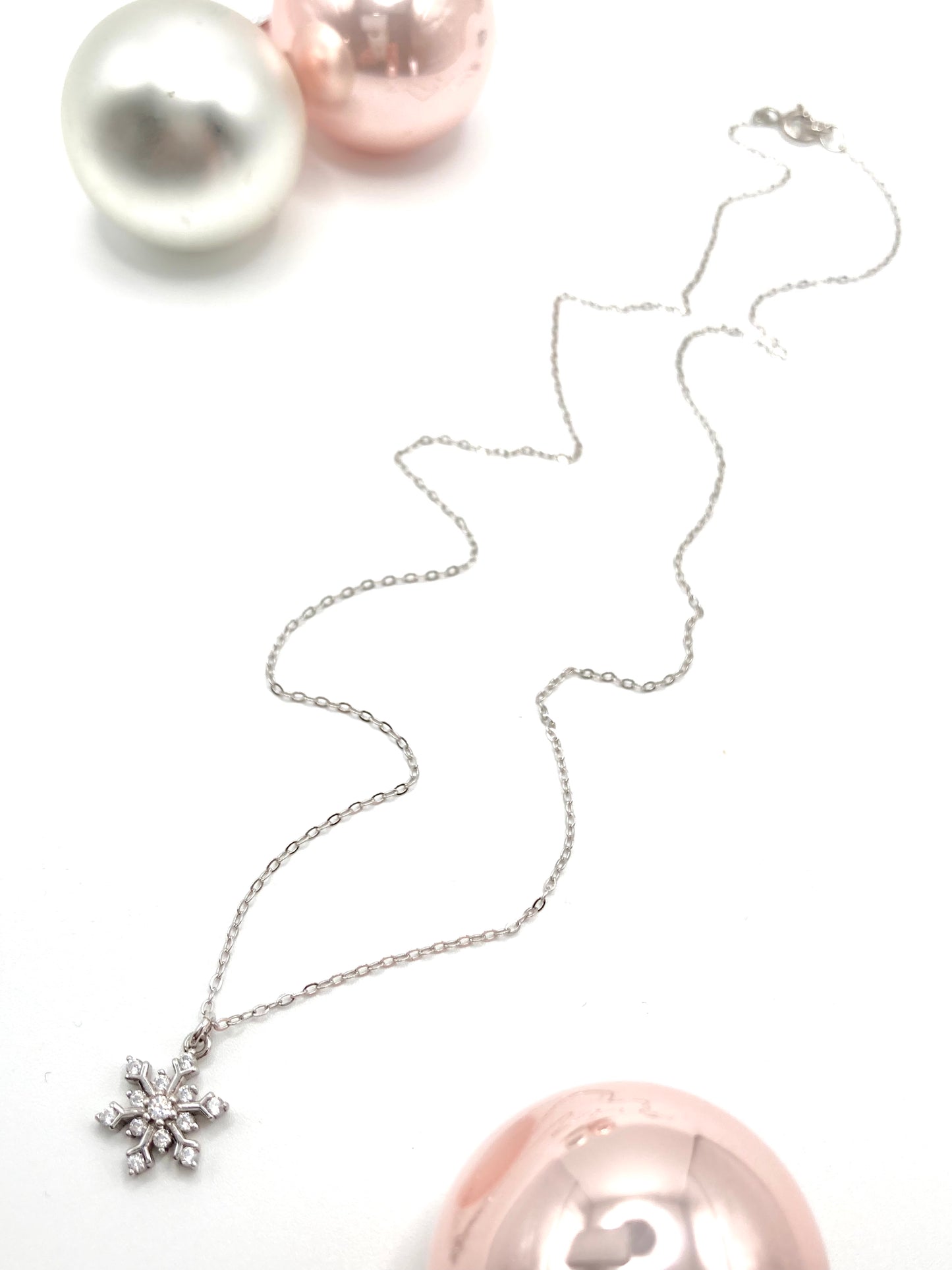 Collana in Argento 925 con snow