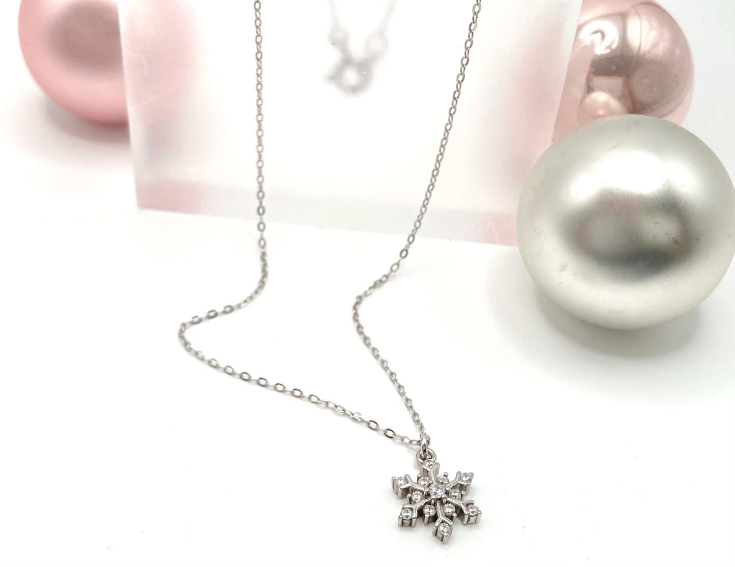 Collana in Argento 925 con snow