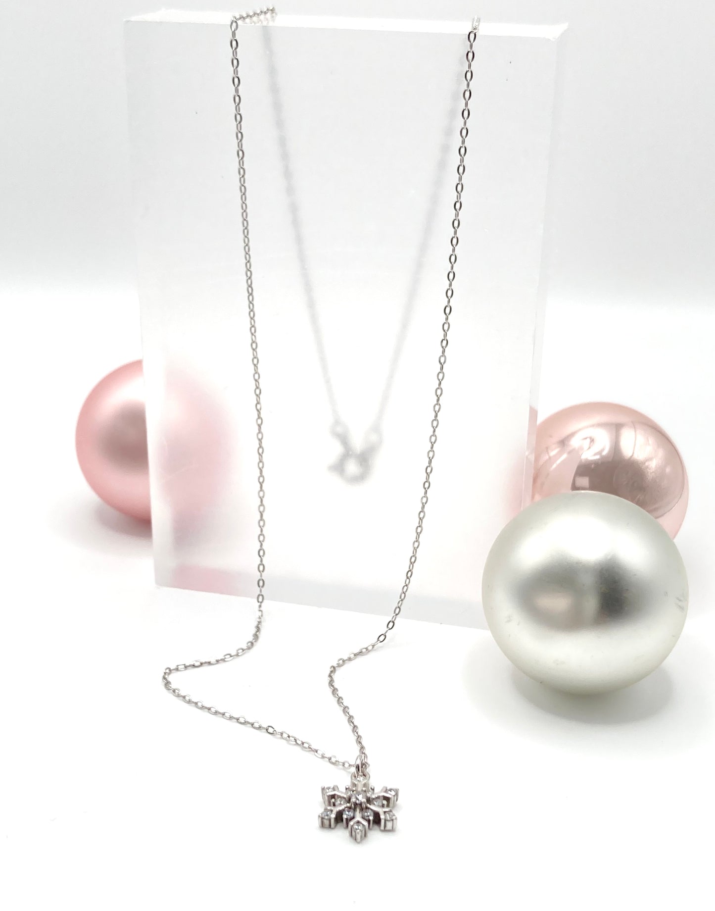 Collana in Argento 925 con snow