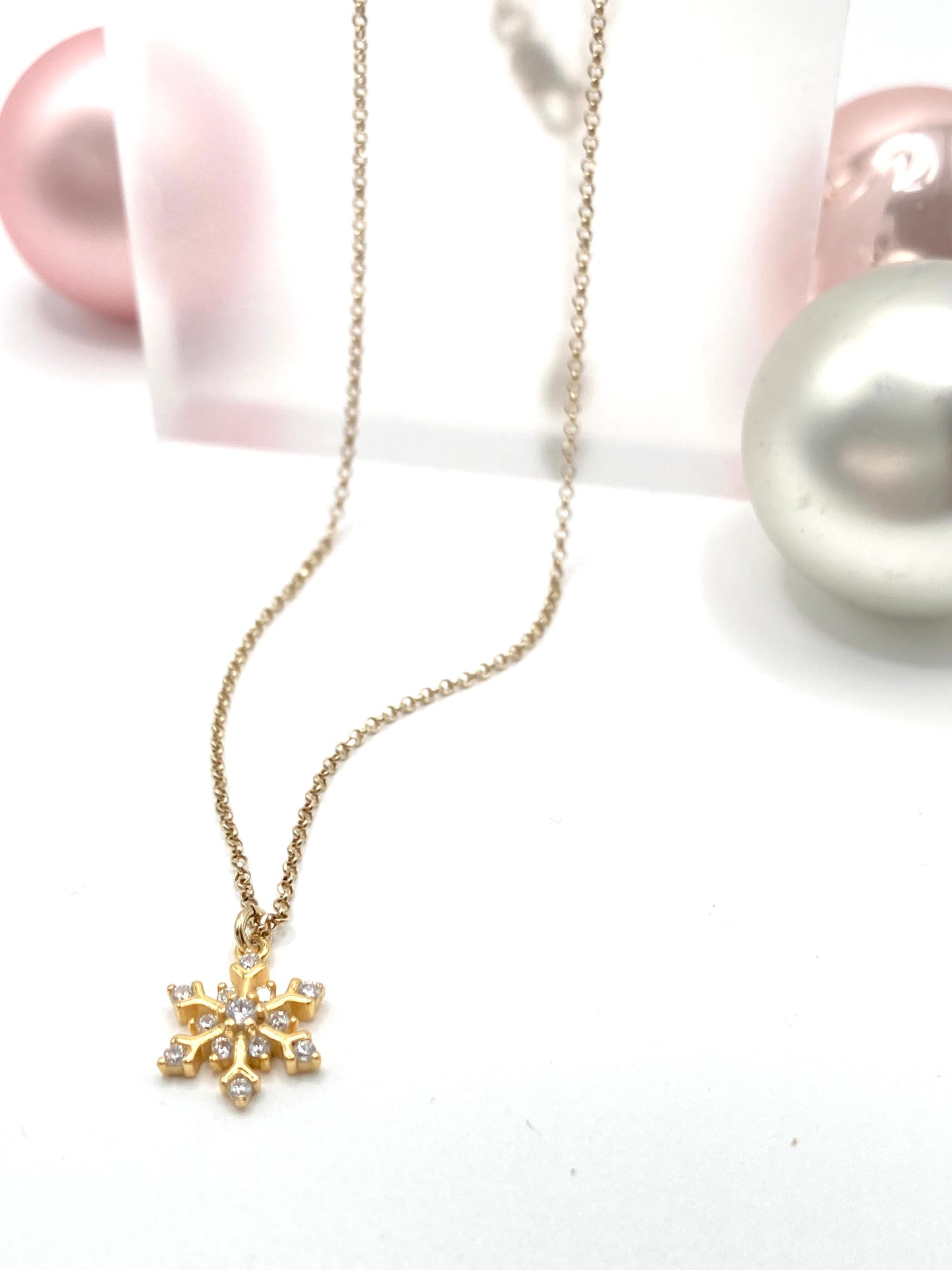 Collana in Argento 925 con snow