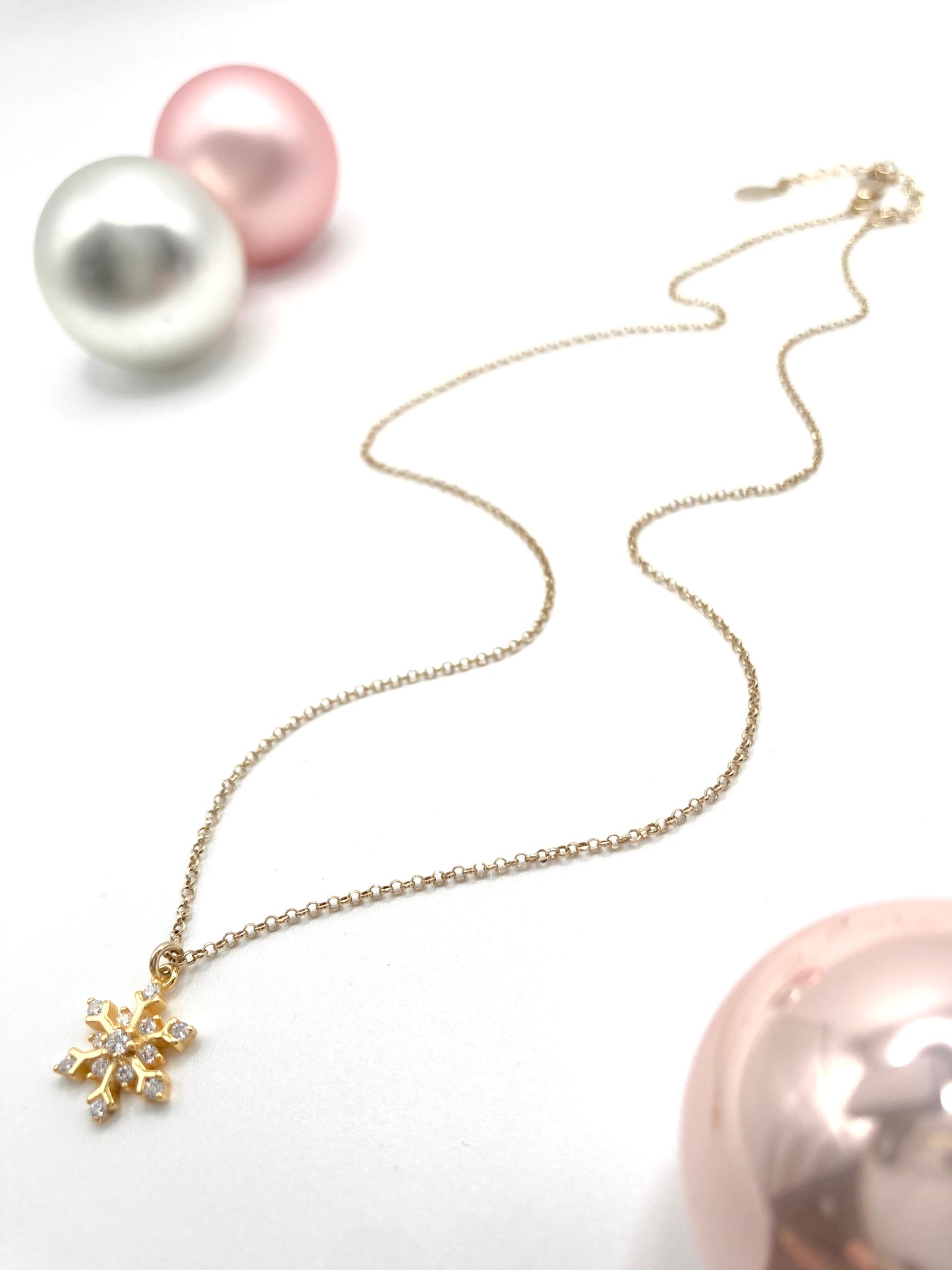 Collana in Argento 925 con snow