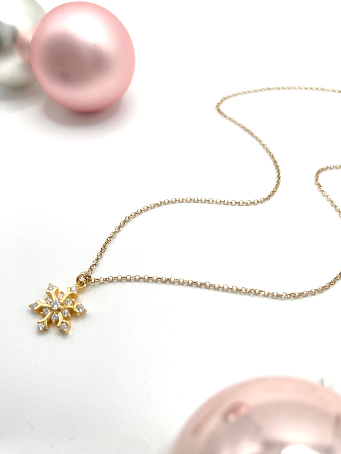 Collana in Argento 925 con snow