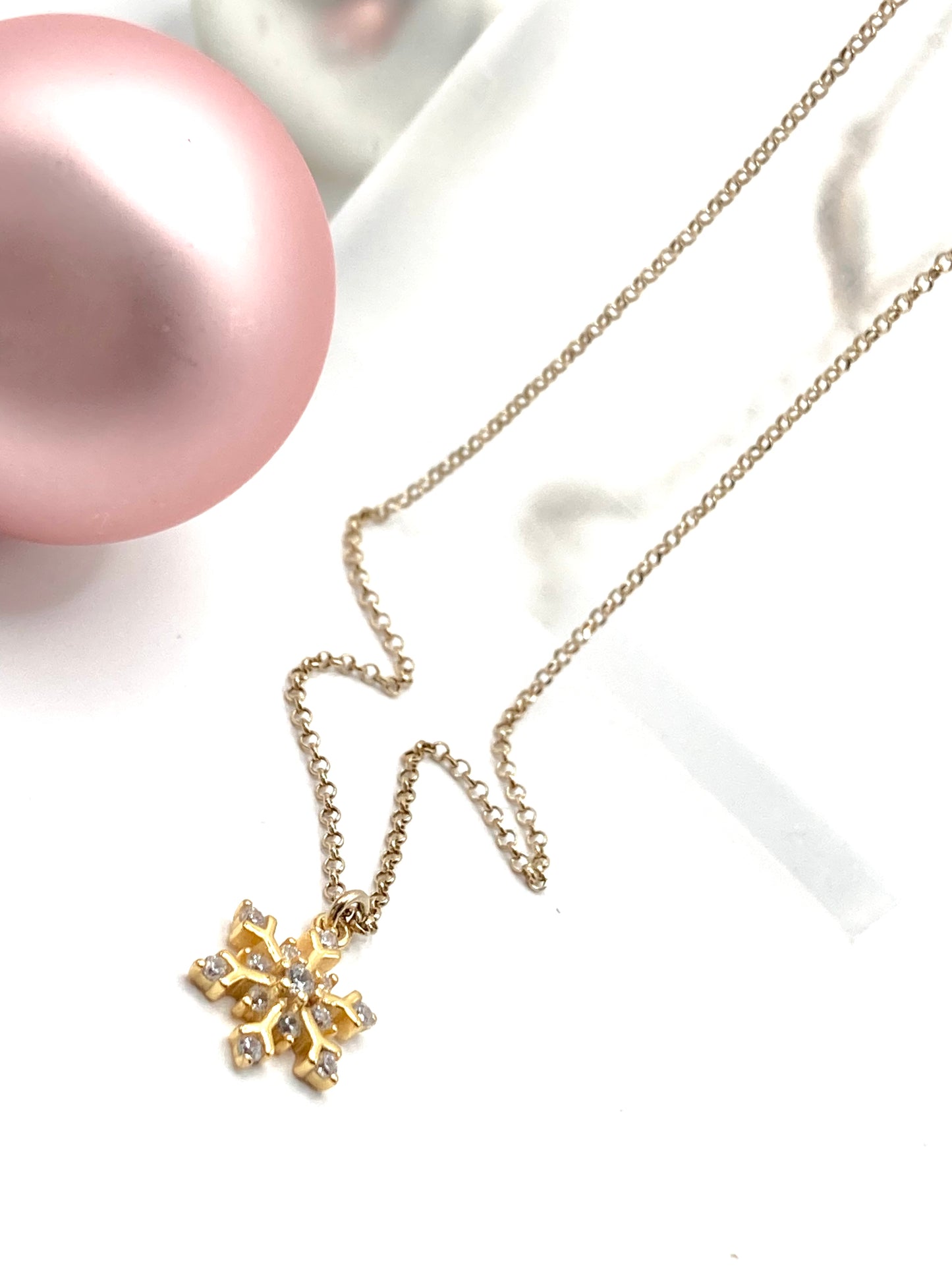 Collana in Argento 925 con snow