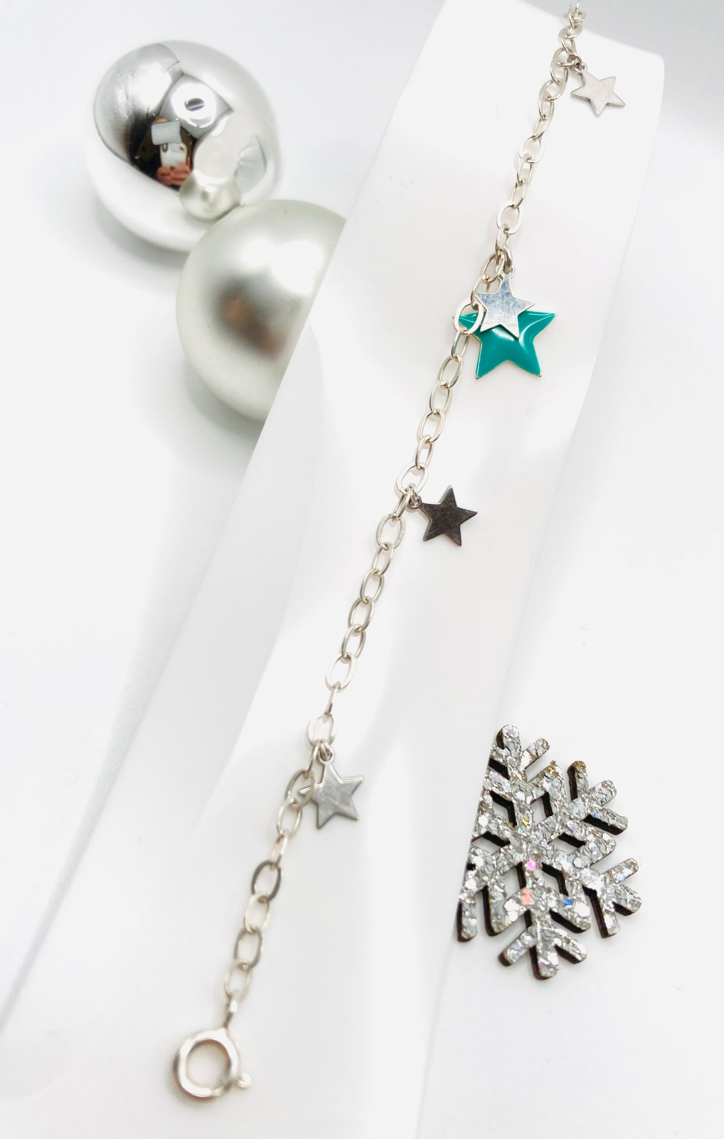 Bracciale in Argento 925 con stelline