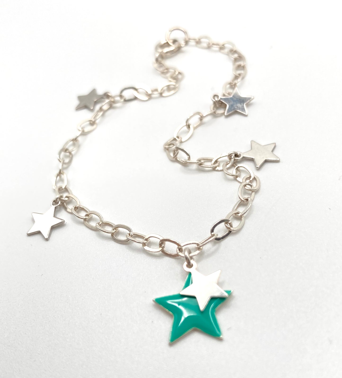 Bracciale in Argento 925 con stelline