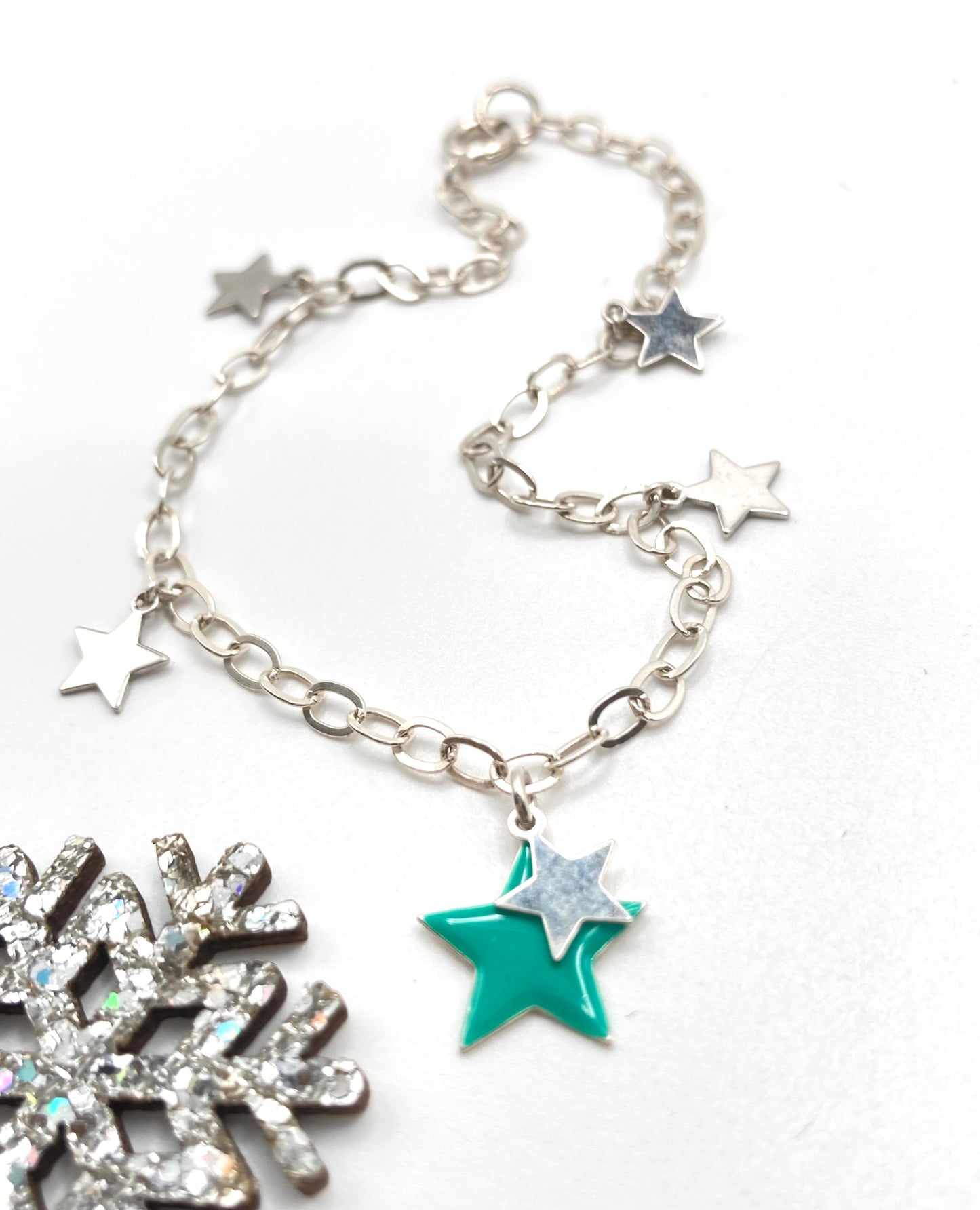 Bracciale in Argento 925 con stelline
