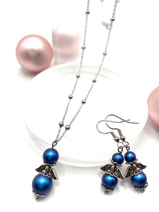 Collana e orecchini con Angioletto