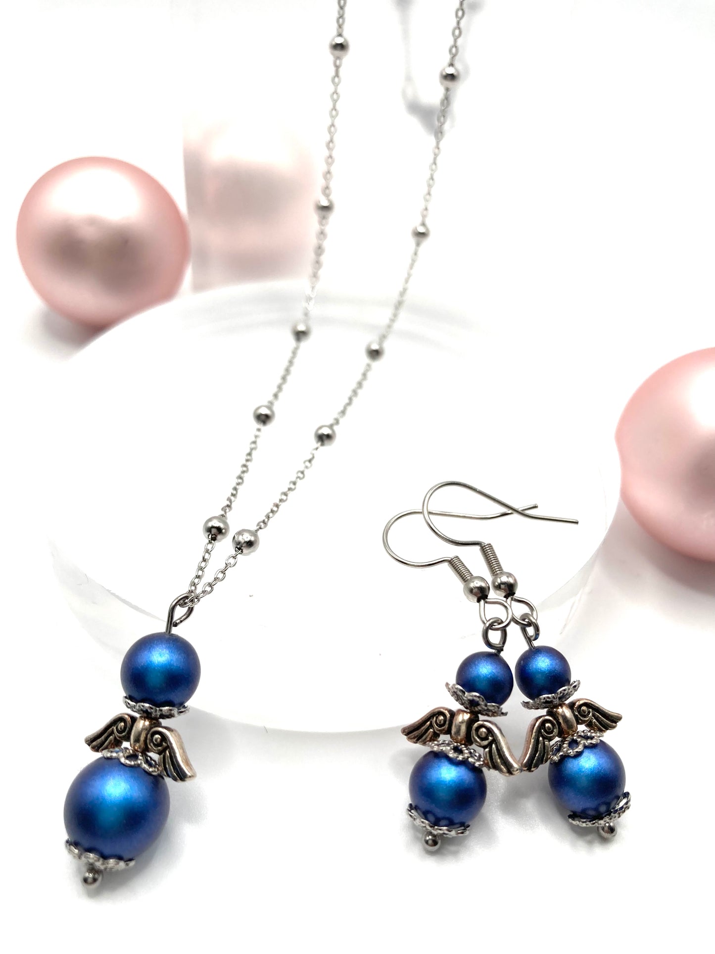 Collana e orecchini con Angioletto