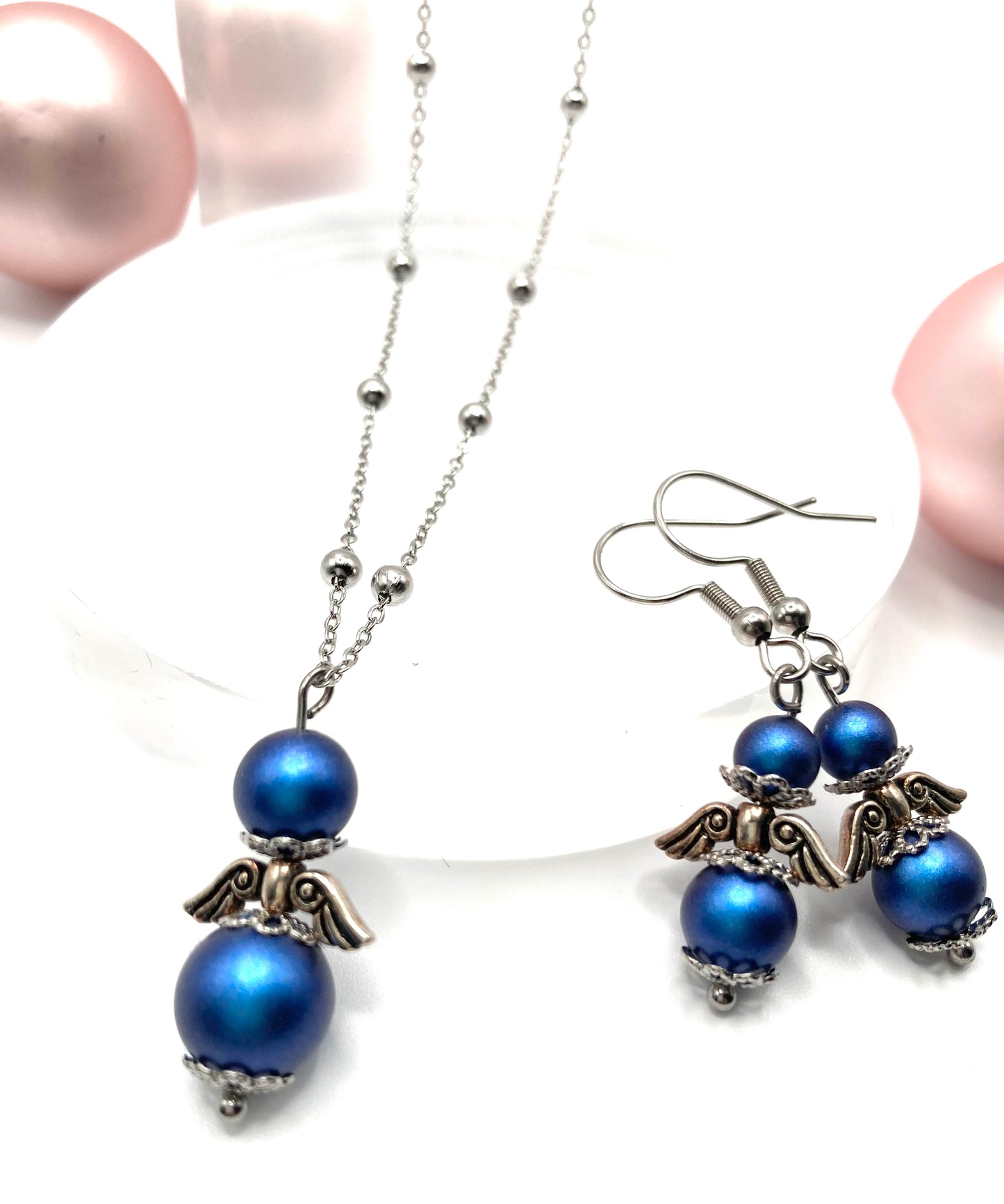 Collana e orecchini con Angioletto